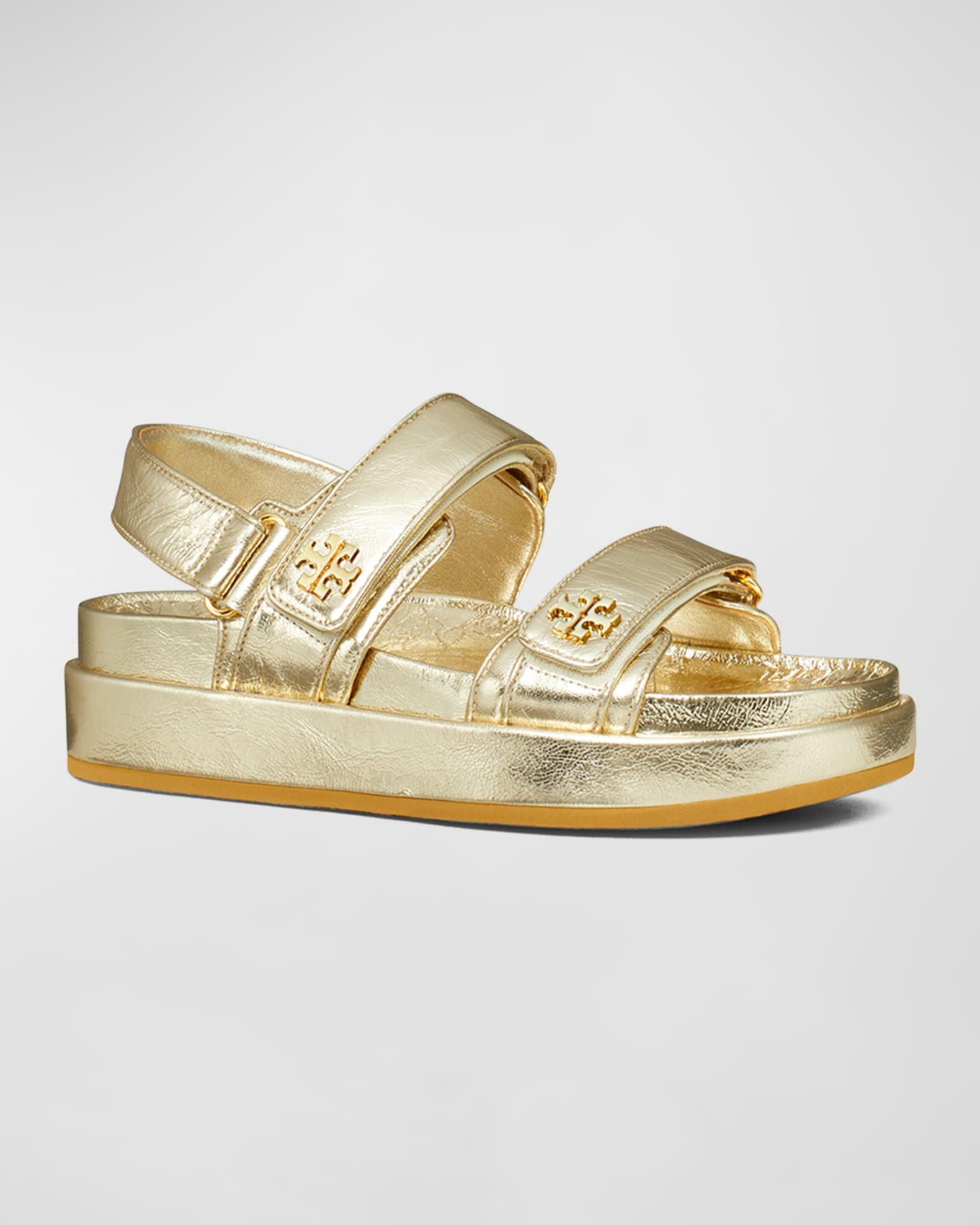 Kira Metallic Dual-Band Sport Sandals 1