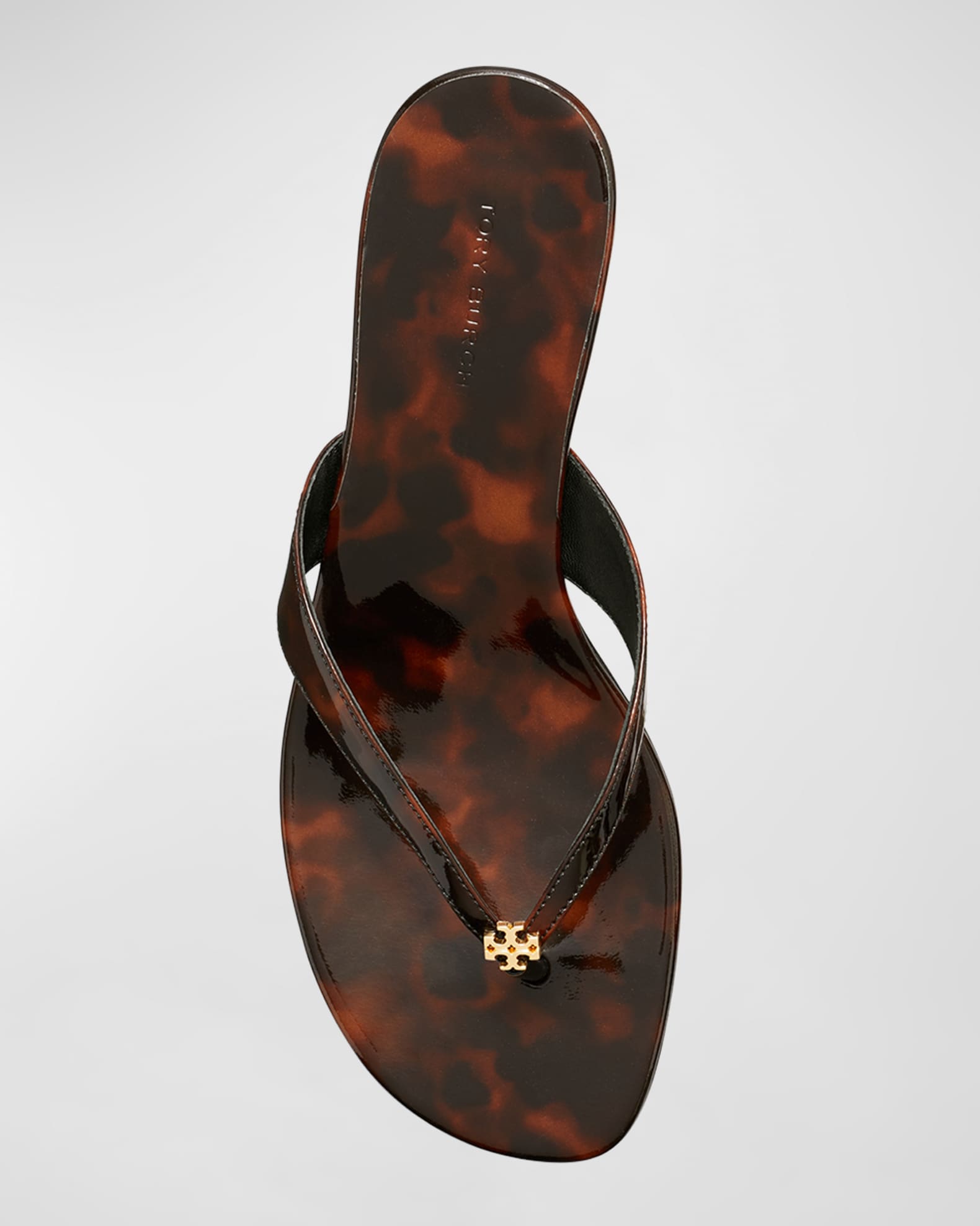 Leopard tory burch flip flops shop