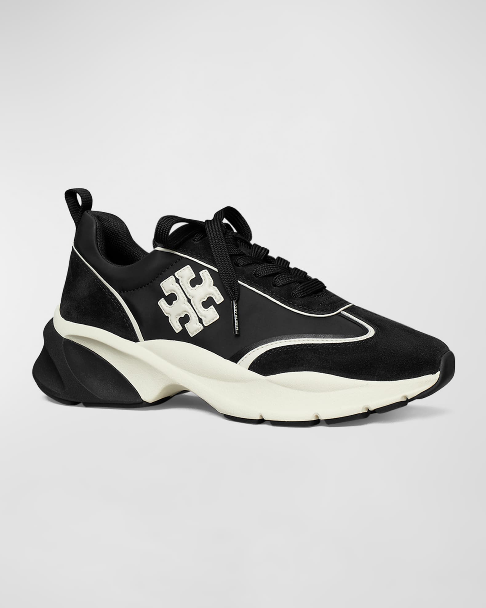 Tory burch black sneakers sale