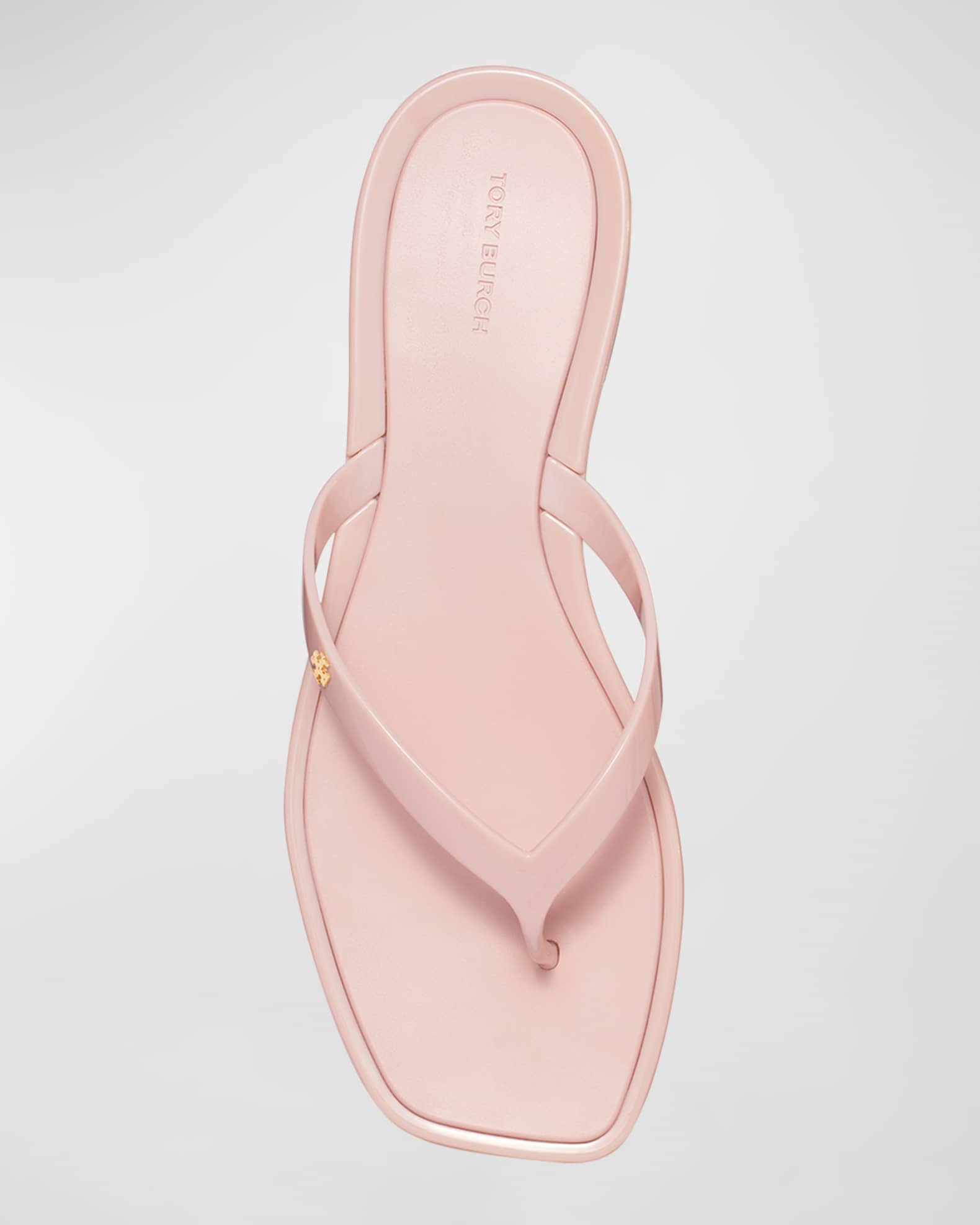 Tory burch pink flip flops cheap