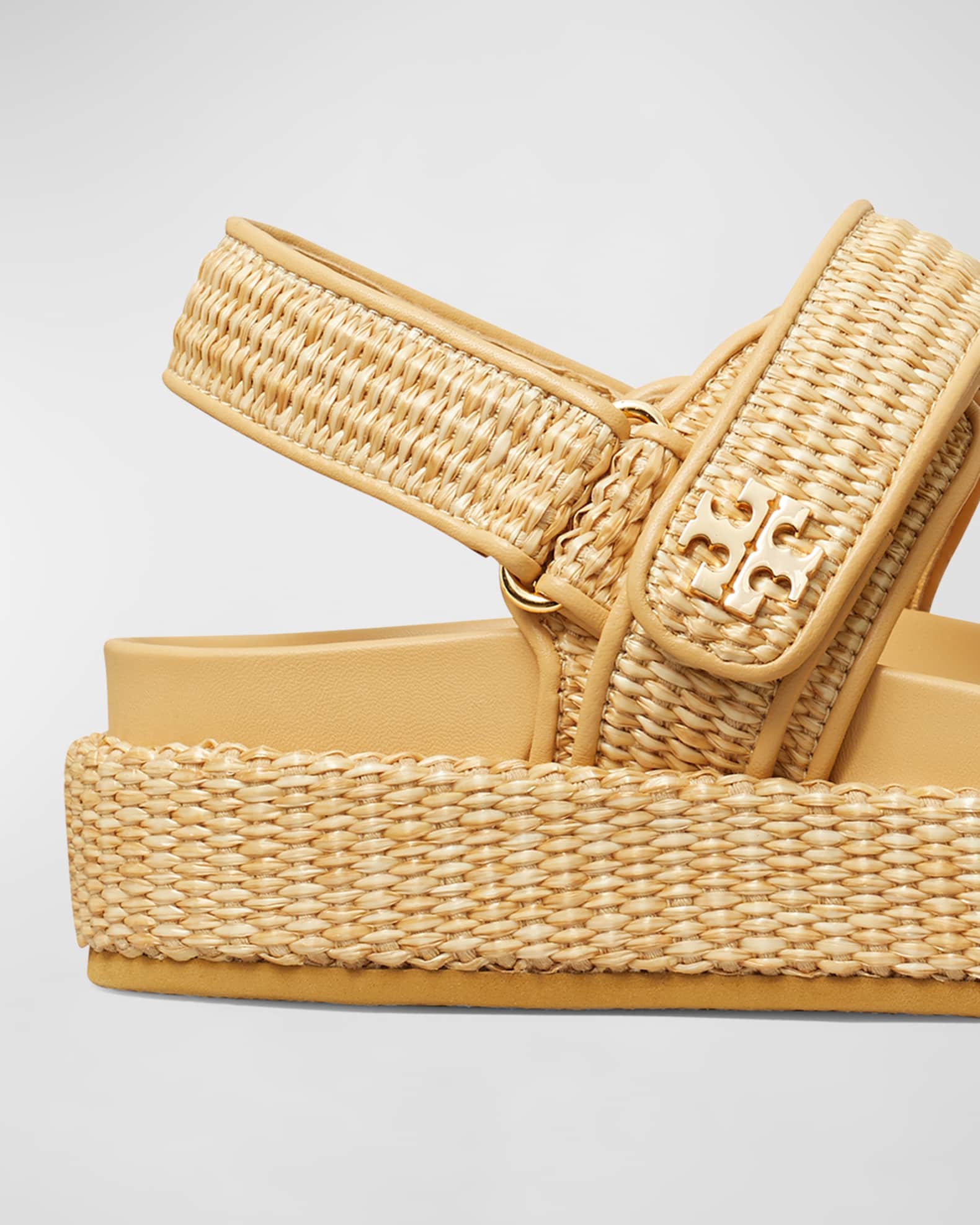 Tory Burch Kira Woven Dual-Band Sport Sandals | Neiman Marcus