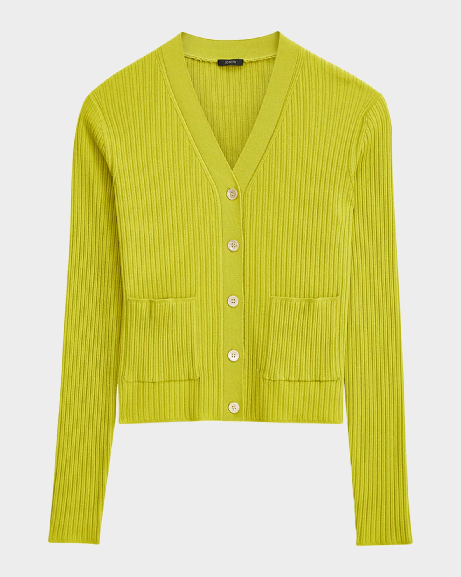 Joseph Ribbed Merino Wool Cardigan