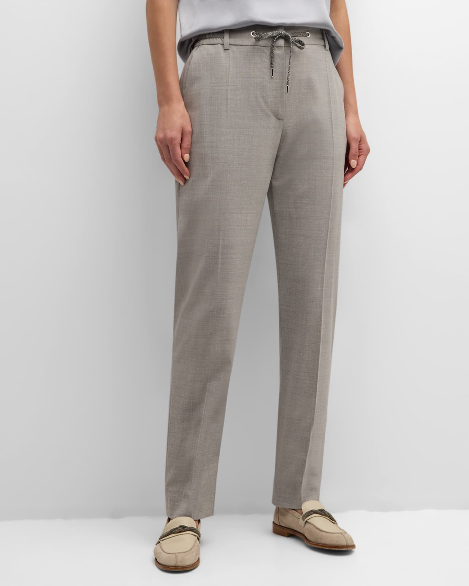 LIDNM（リドム）の「WOOL MILLED IVY PANTS（スラックス）」 - WEAR