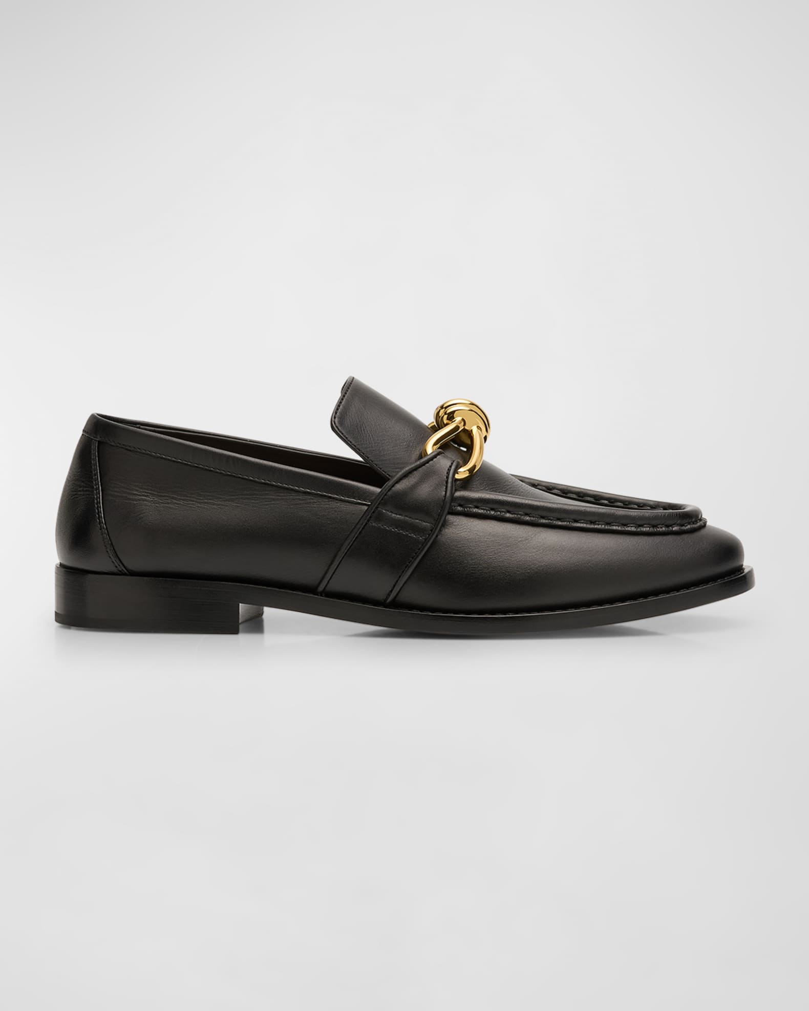 Bottega Veneta Men s Astaire Metallic Knot Napa Loafers Neiman Marcus