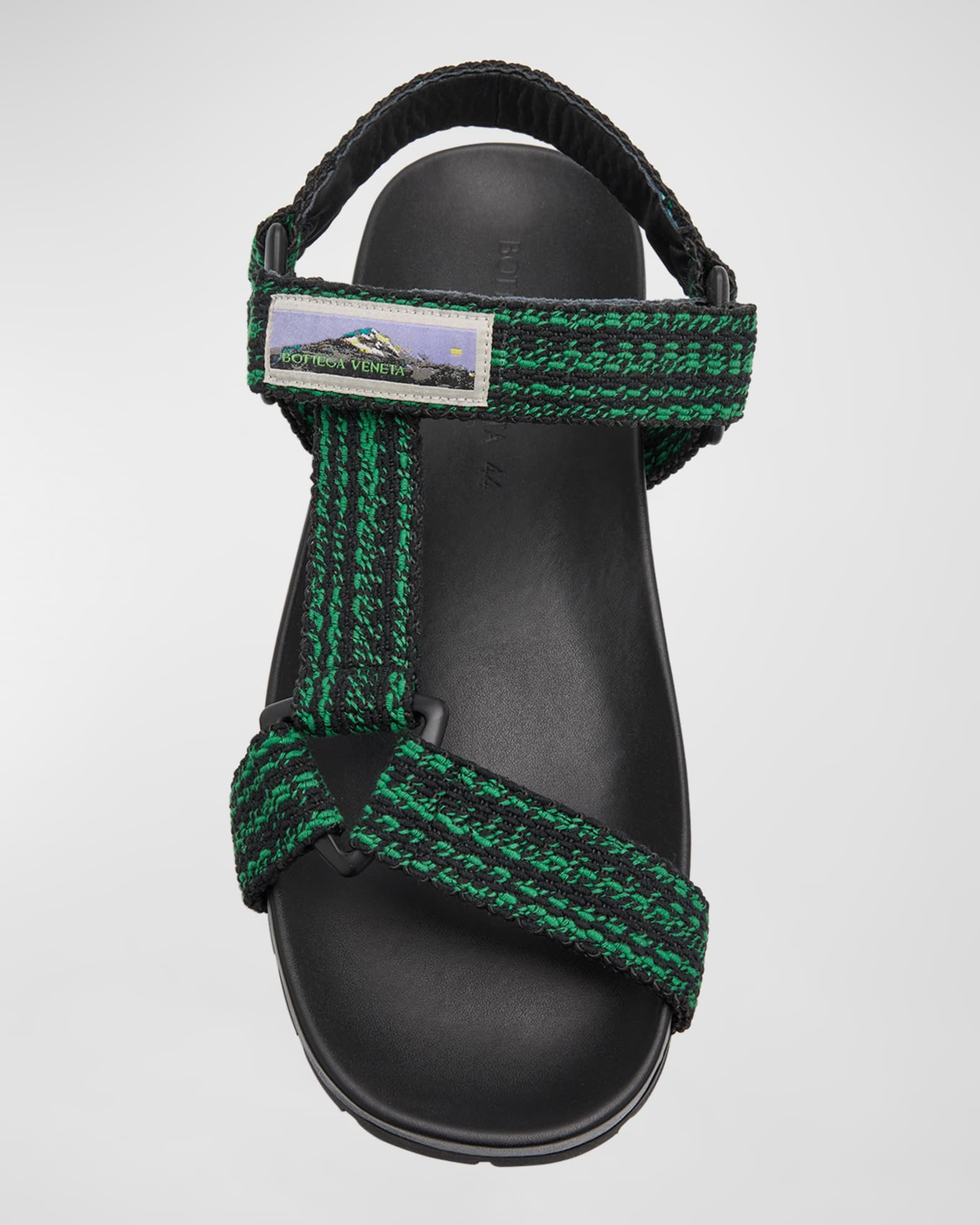 Bottega Veneta Men's Trip Two-Tone Ribbon Sporty Sandals