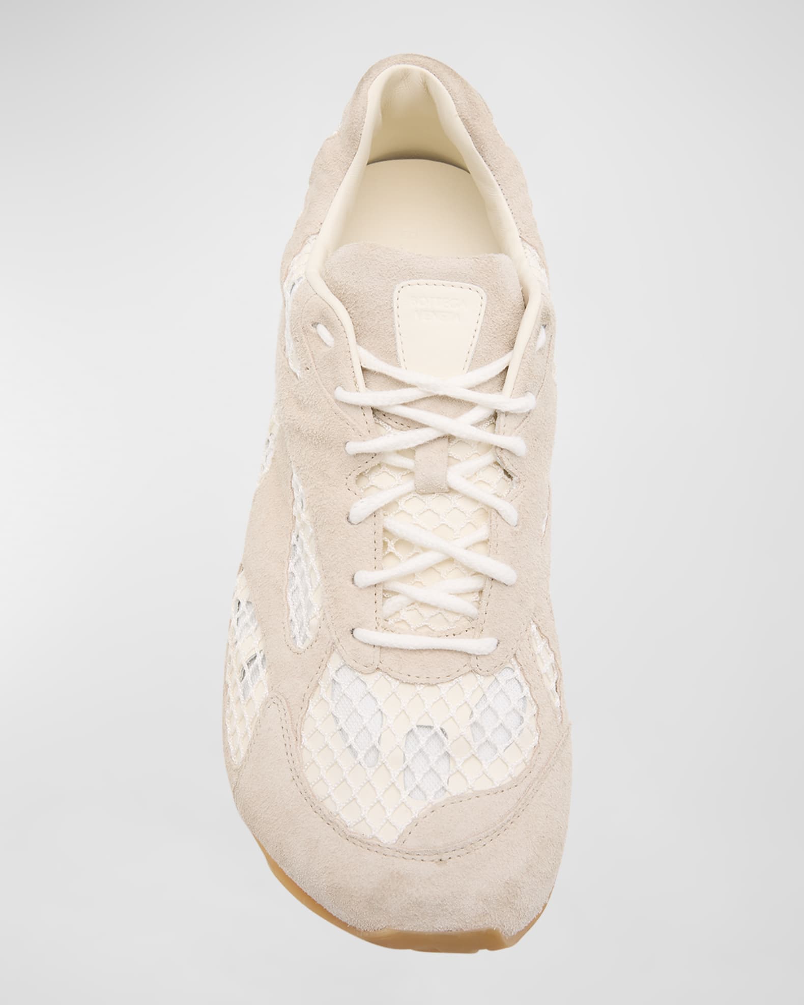 【SALE】オービット スニーカー Bottega Veneta Men's Orbit Aged Leather and Fishnet Runner