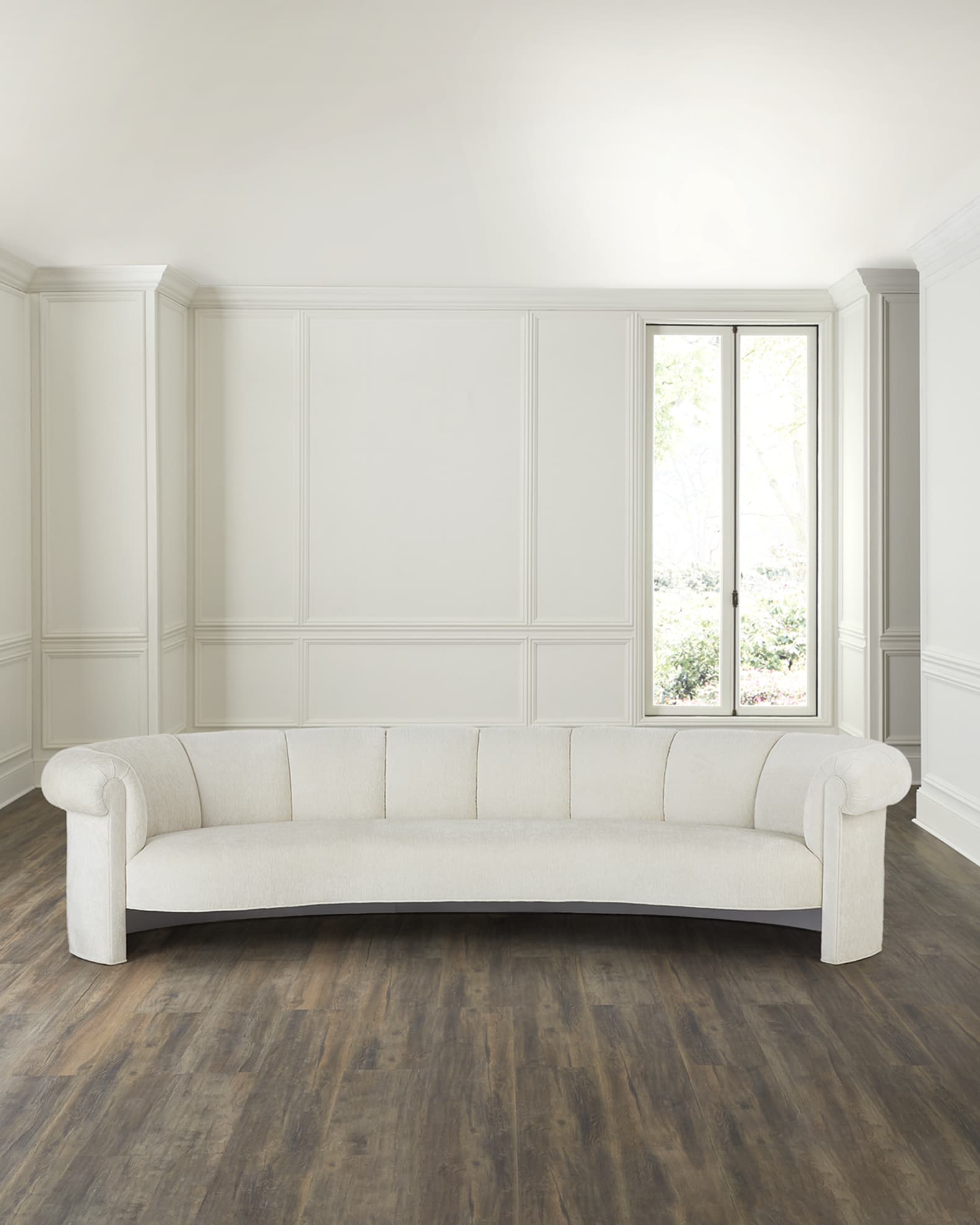 Colette Chenille Sofa, 125" 0