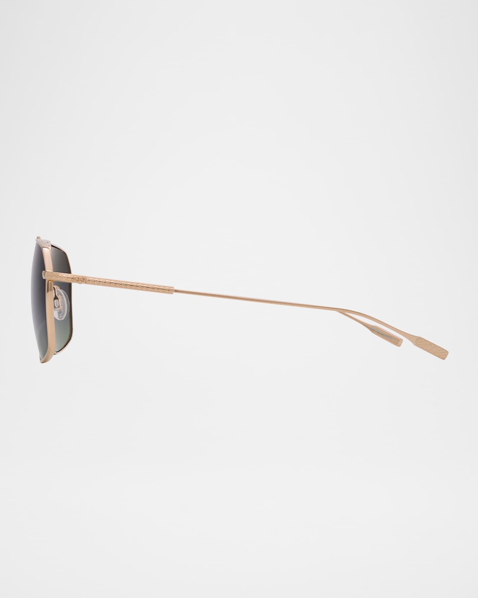 Men's Renzo Polarized Titanium Rectangle Sunglasses