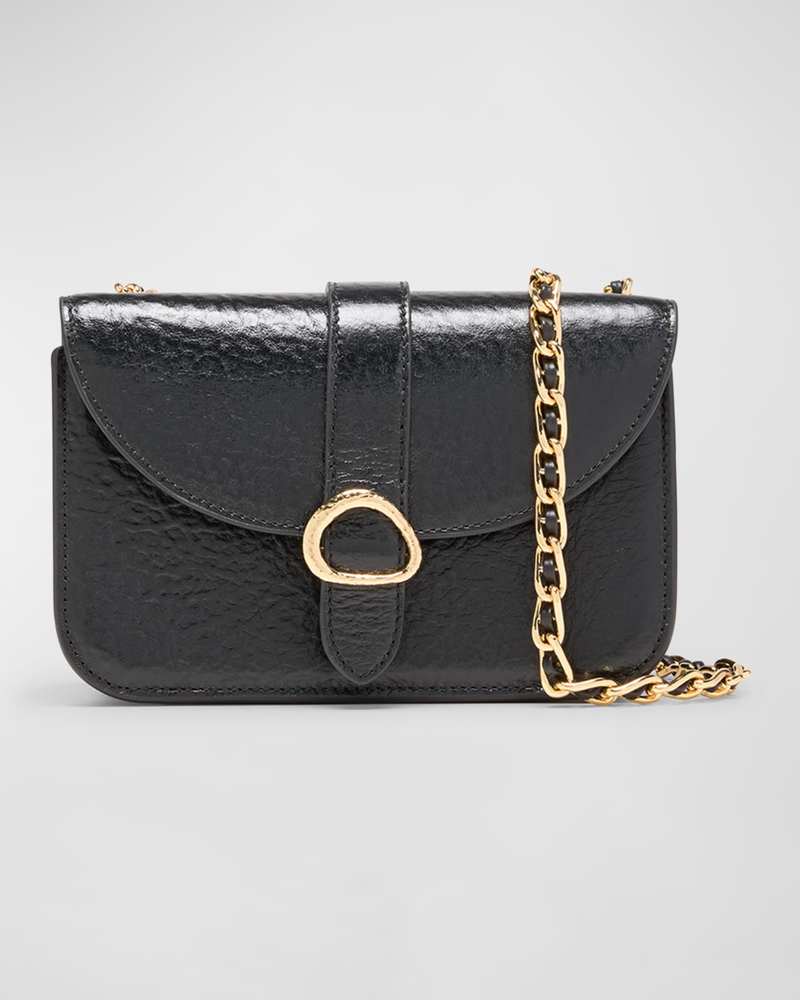 Ulla Johnson Esme Small Chain Leather Crossbody Bag