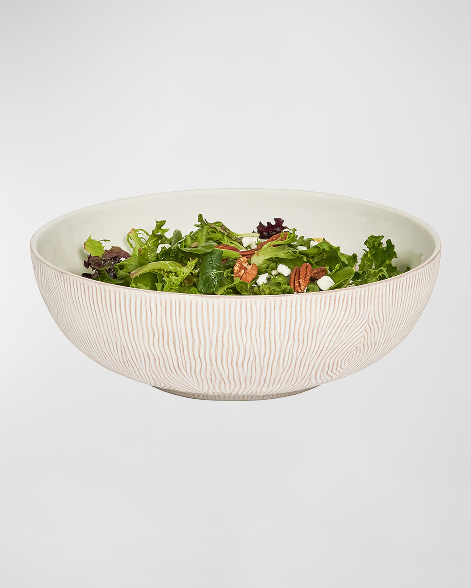 Blenheim Oak Whitewash 12" Serving Bowl 1