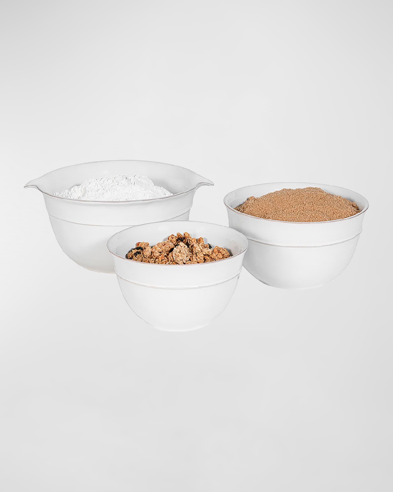 Puro Whitewash Nesting Serving Bowl 3-Piece Set 1