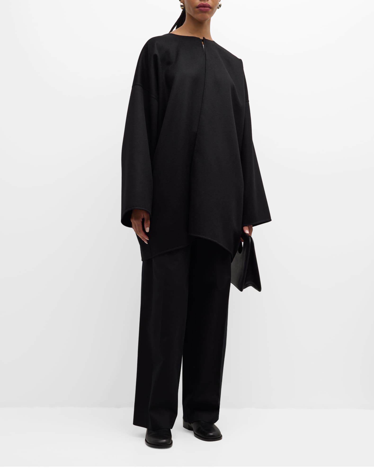 ジャケット [The Row] Raj Jacket in Cashmere THE ROW Raj Cashmere-Silk Jacket | Neiman Marcus