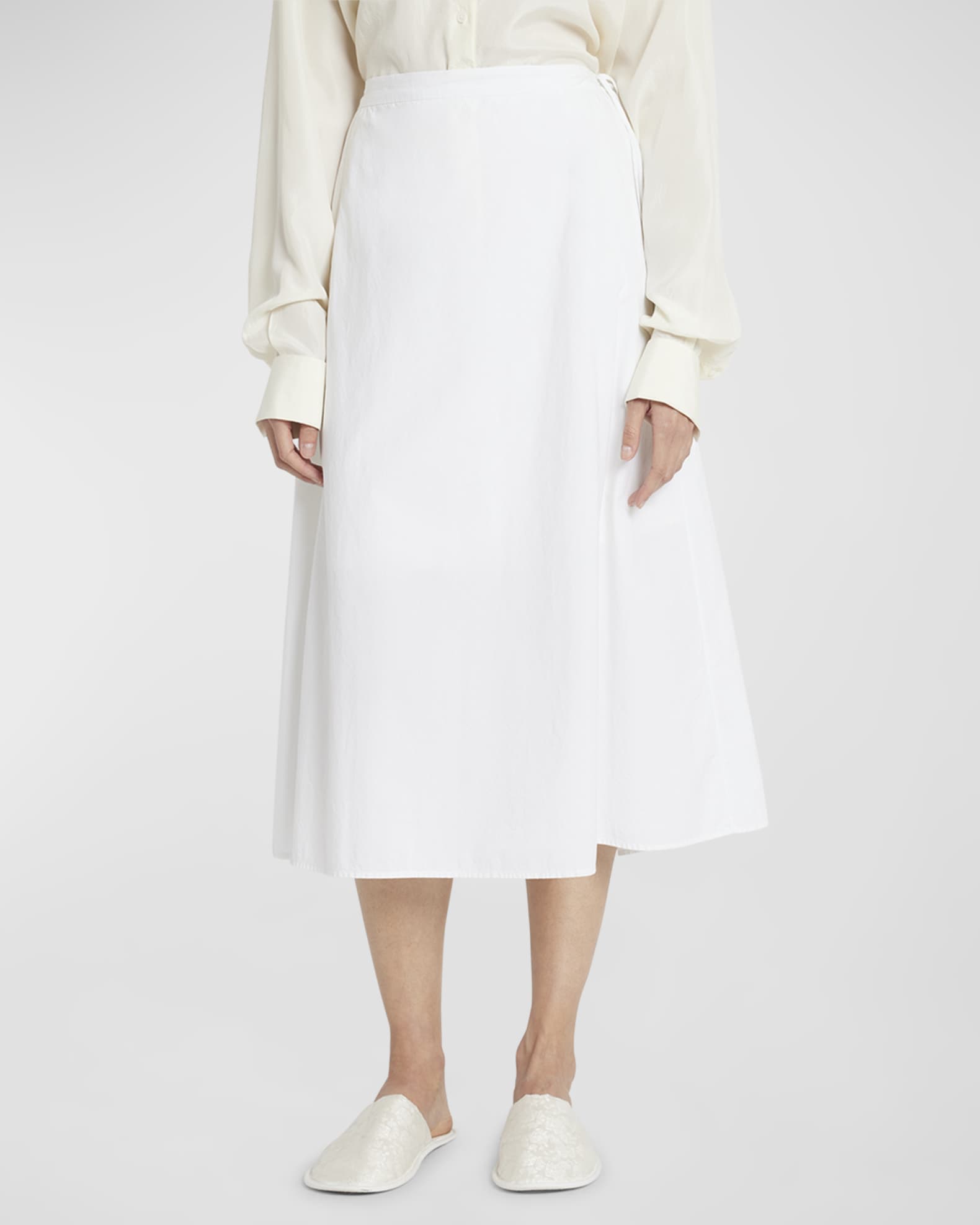 White skirt neiman marcus top