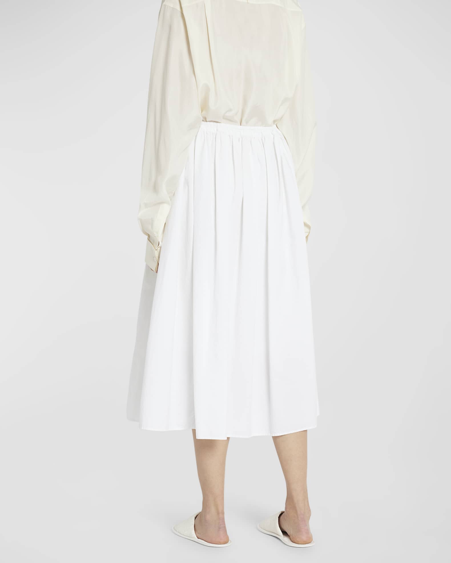 Fern Fleur Straight Midi Skirt