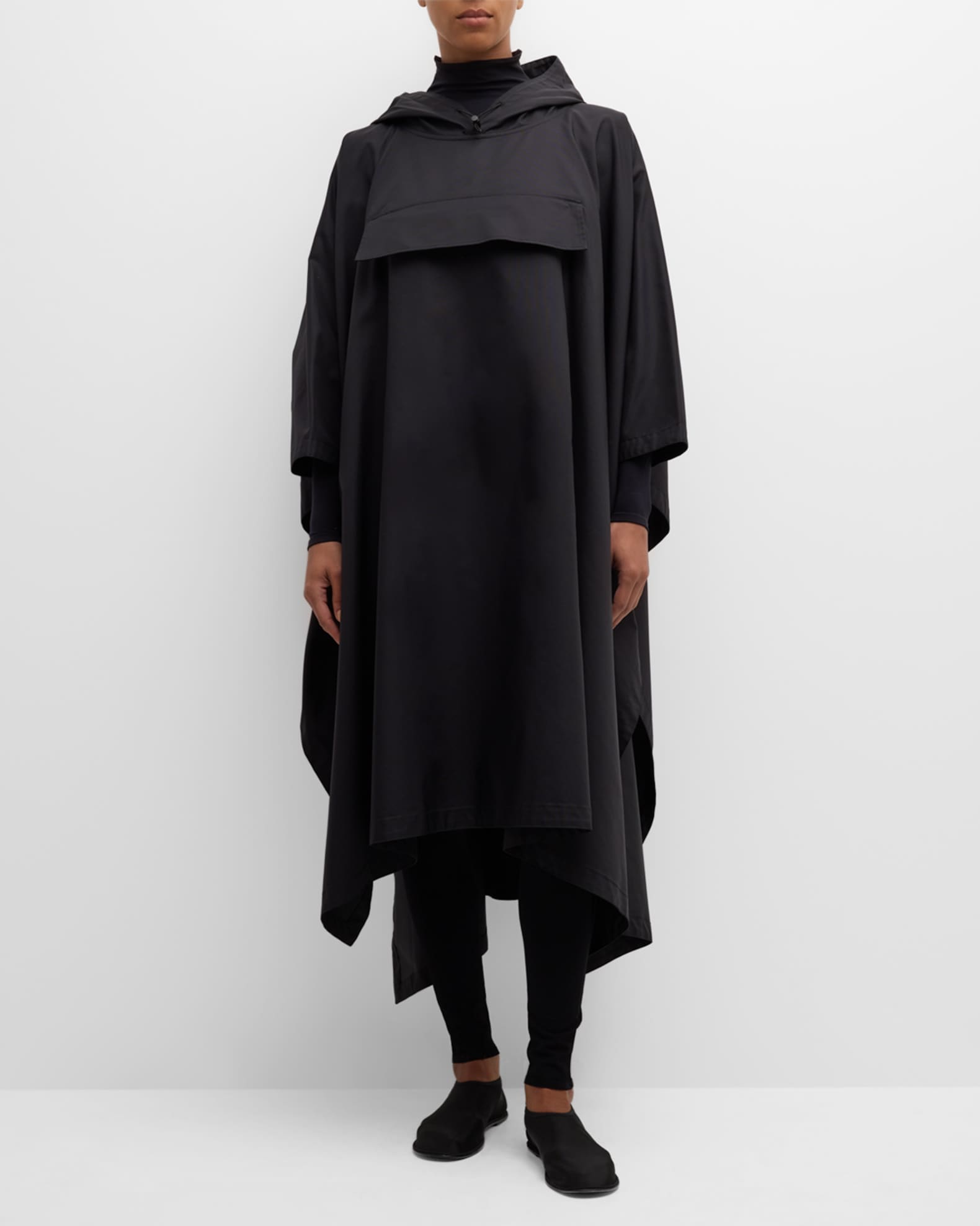 Rian Hooded Nylon Utility Coat 1