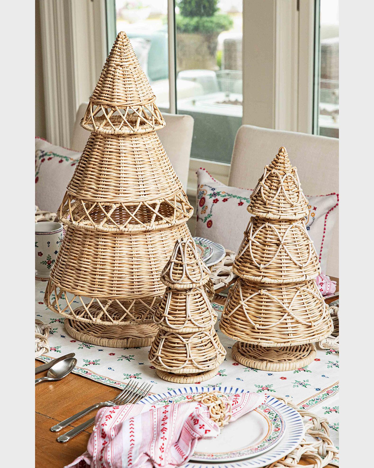 Juliska Provence Rattan Whitewash 24-Inch Tree | Neiman Marcus