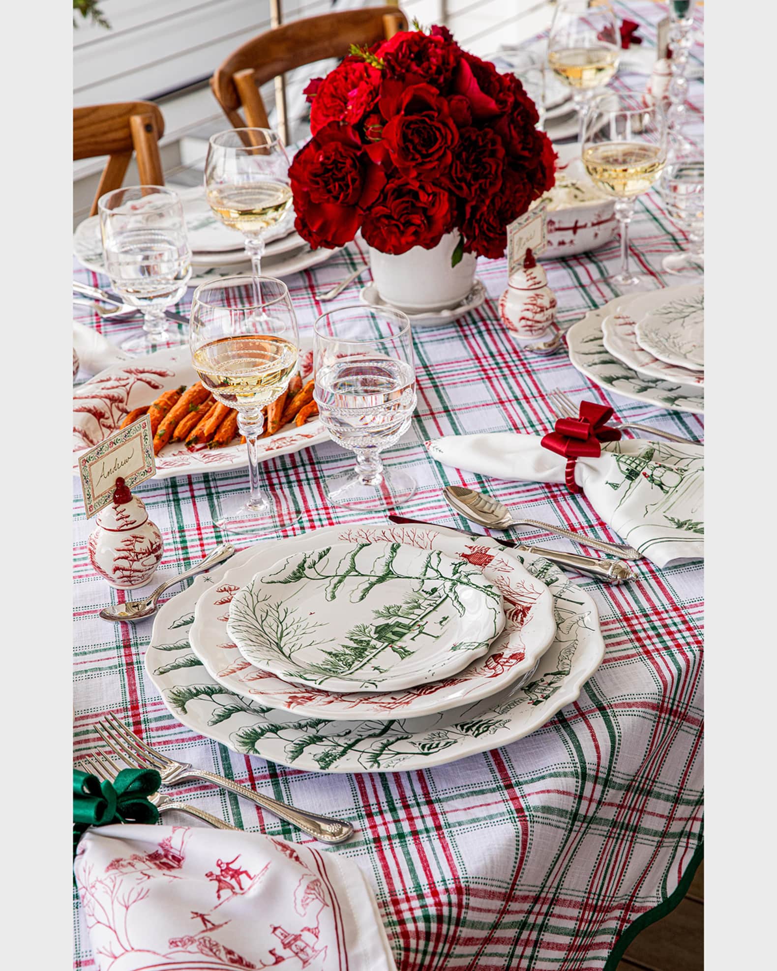 Tartan dinnerware outlet