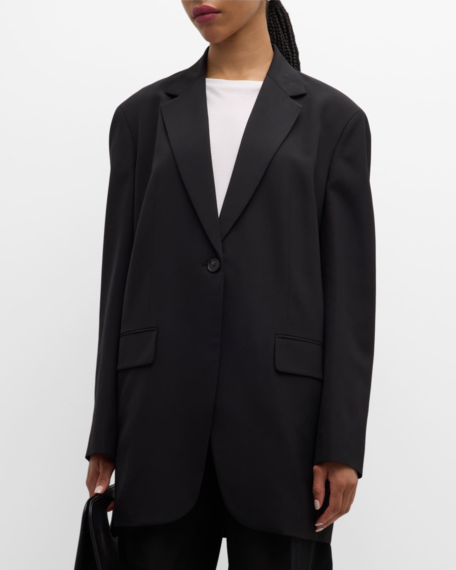 hana【新品タグ付】THE ROW OBINE JACKET XS THE ROW Obine Oversized Single-Breasted Jacket | Neiman Marcus