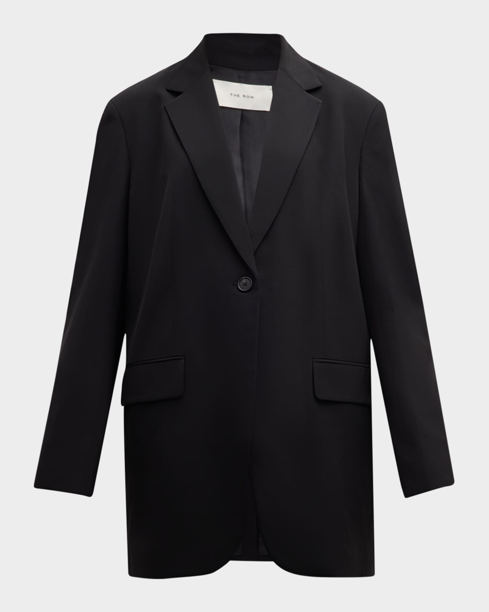 THE ROW Obine Oversized Single-Breasted Jacket | Neiman Marcus
