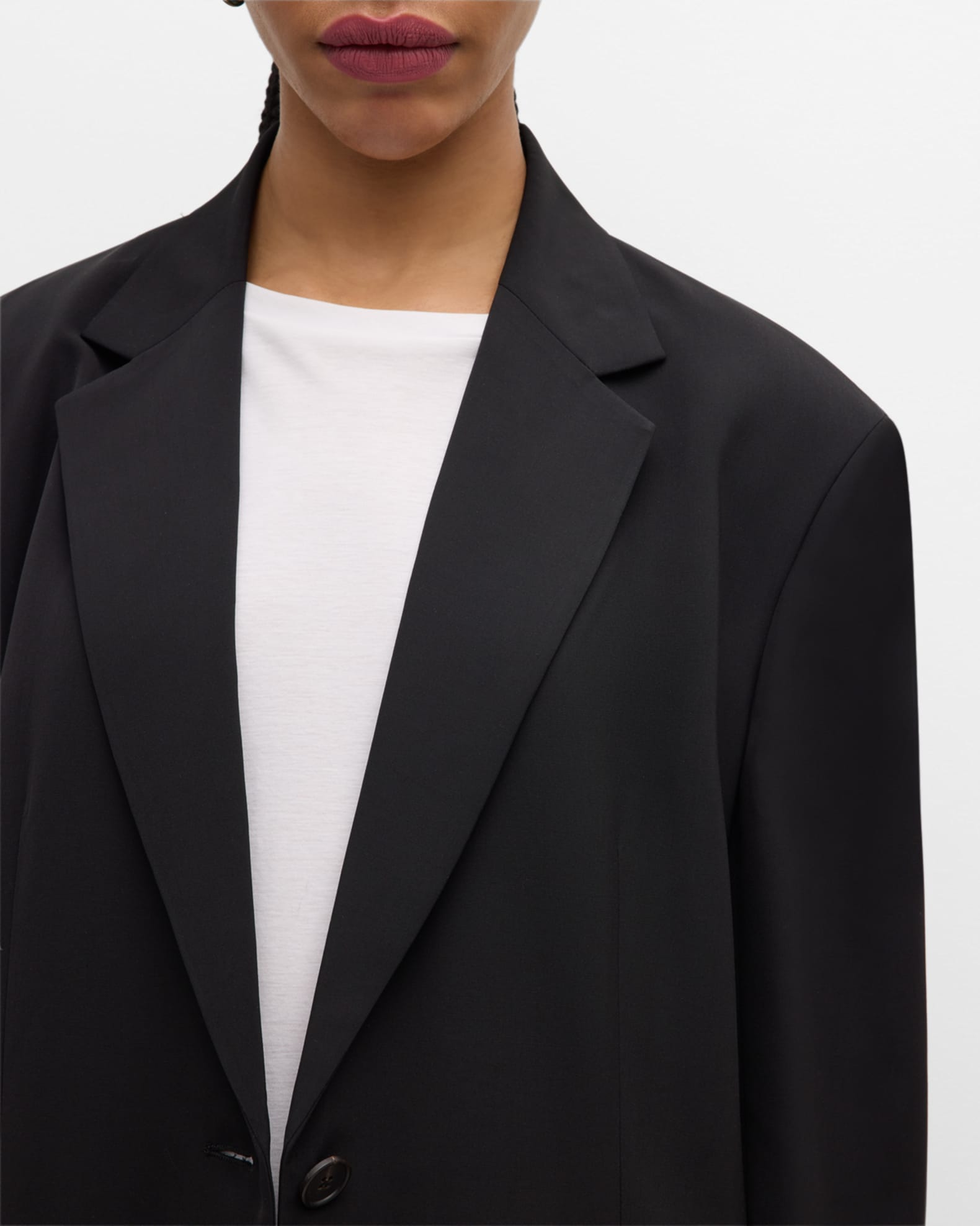 THE ROW Obine Oversized Single-Breasted Jacket | Neiman Marcus