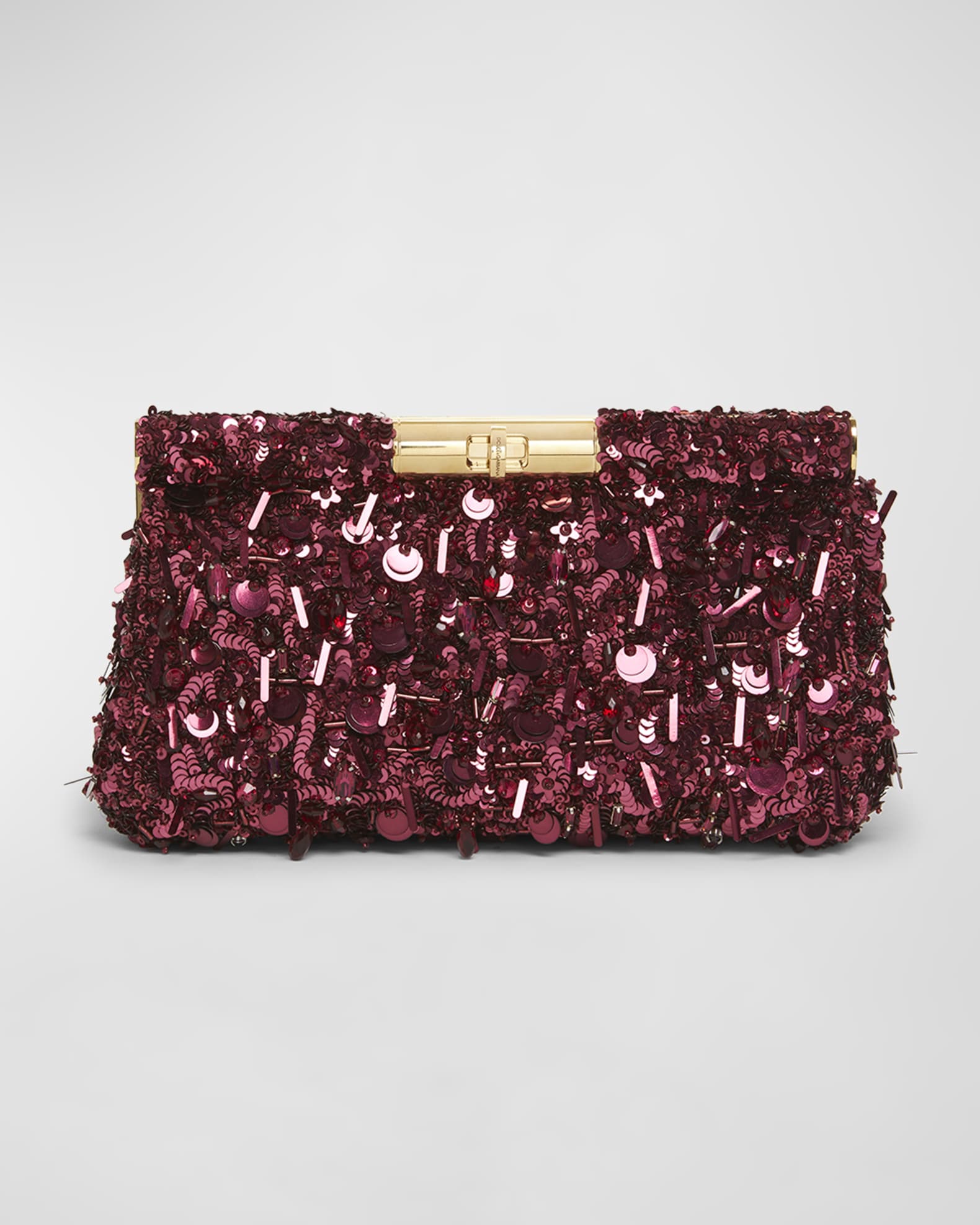 Dolce&Gabbana ラパンファー クラッチバッグ バッグ ピンク