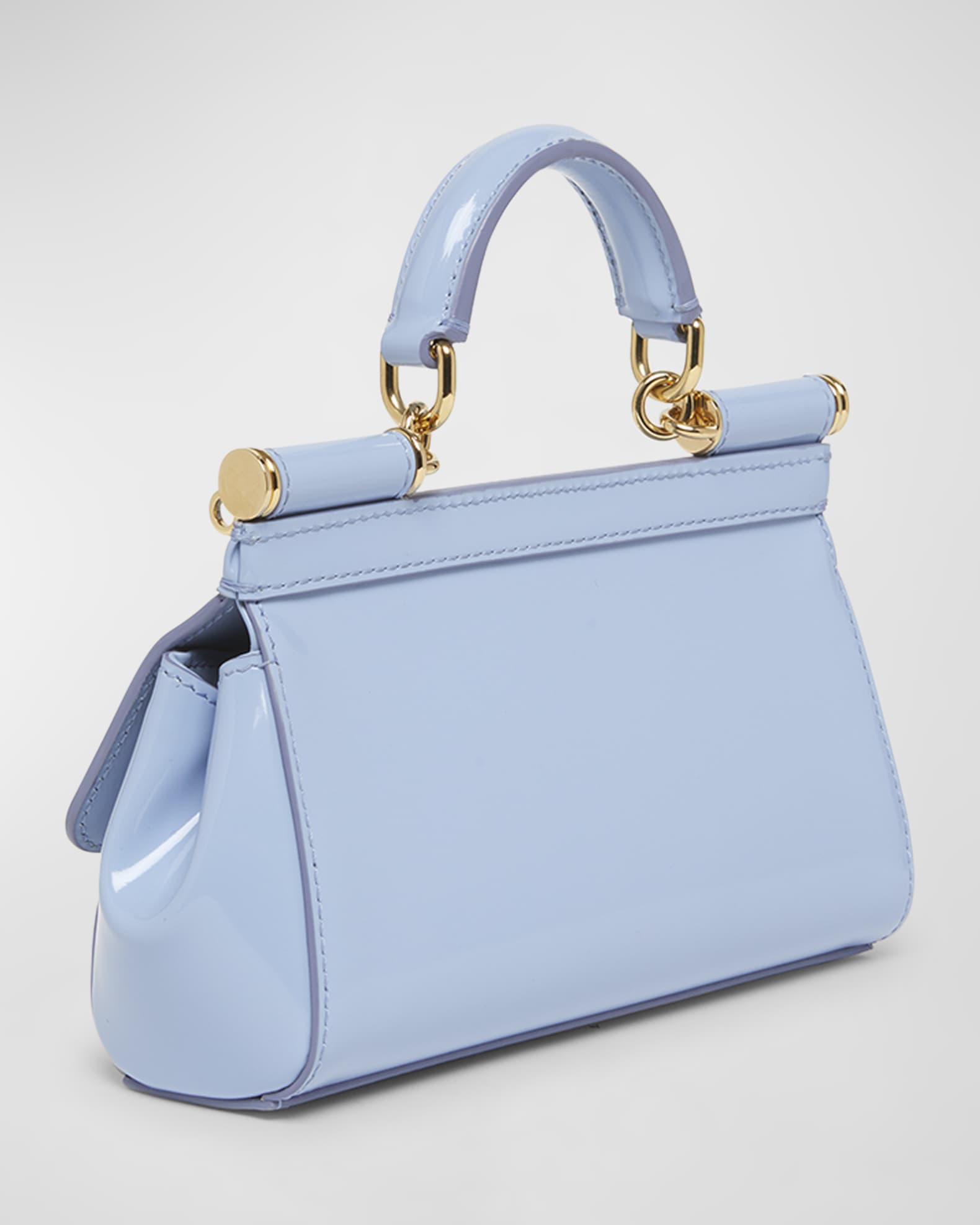 Sicily Mini Patent Leather Crossbody Bag