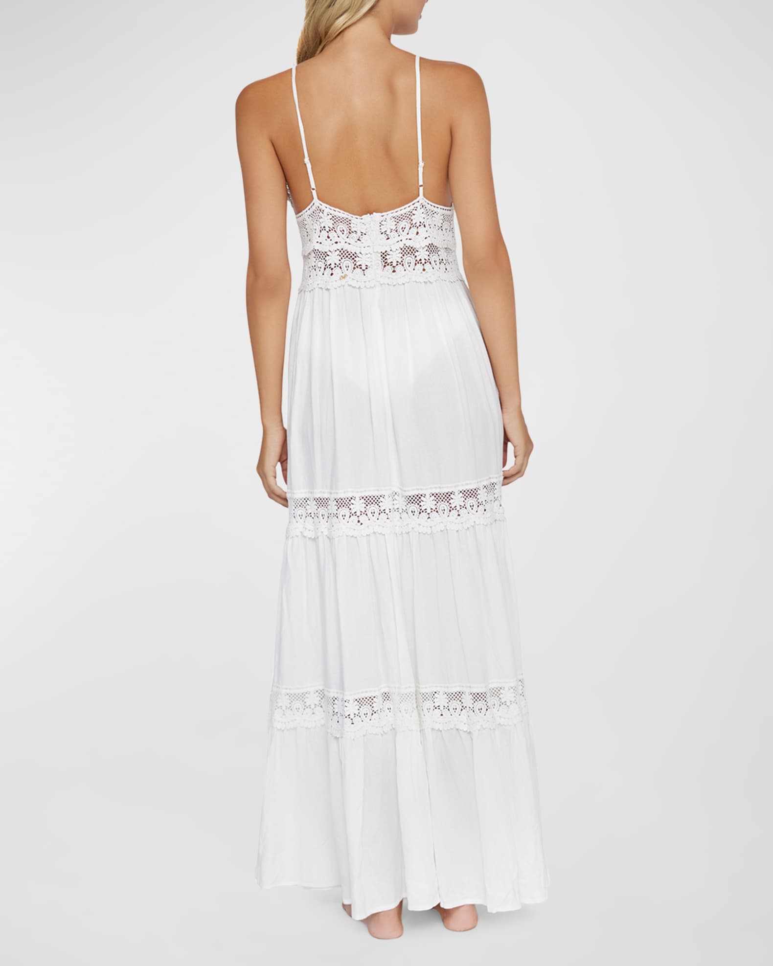 Neiman marcus white lace dress 2025