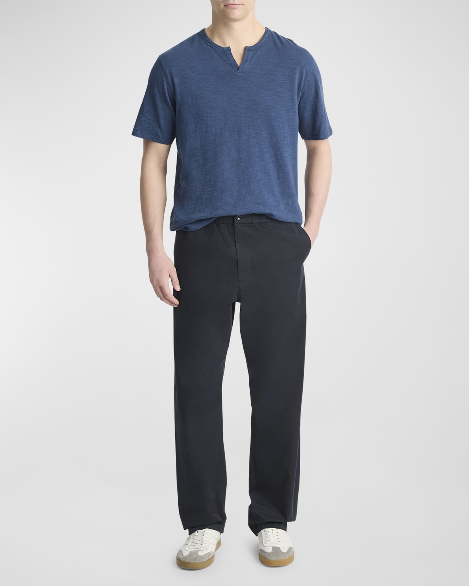 Vince Men's Cotton Beach Pants Neiman Marcus