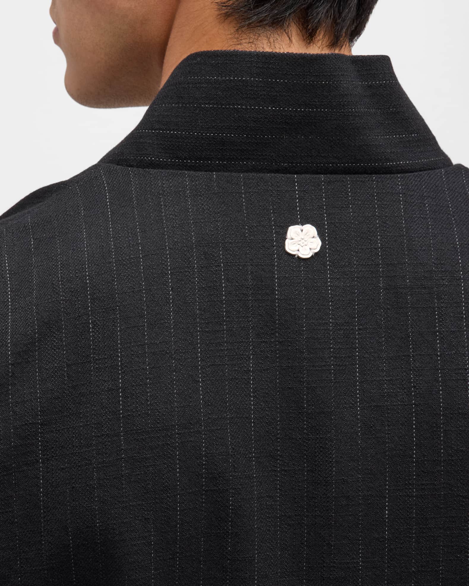 Kenzo Men's Striped Kimono Jacket | Neiman Marcus