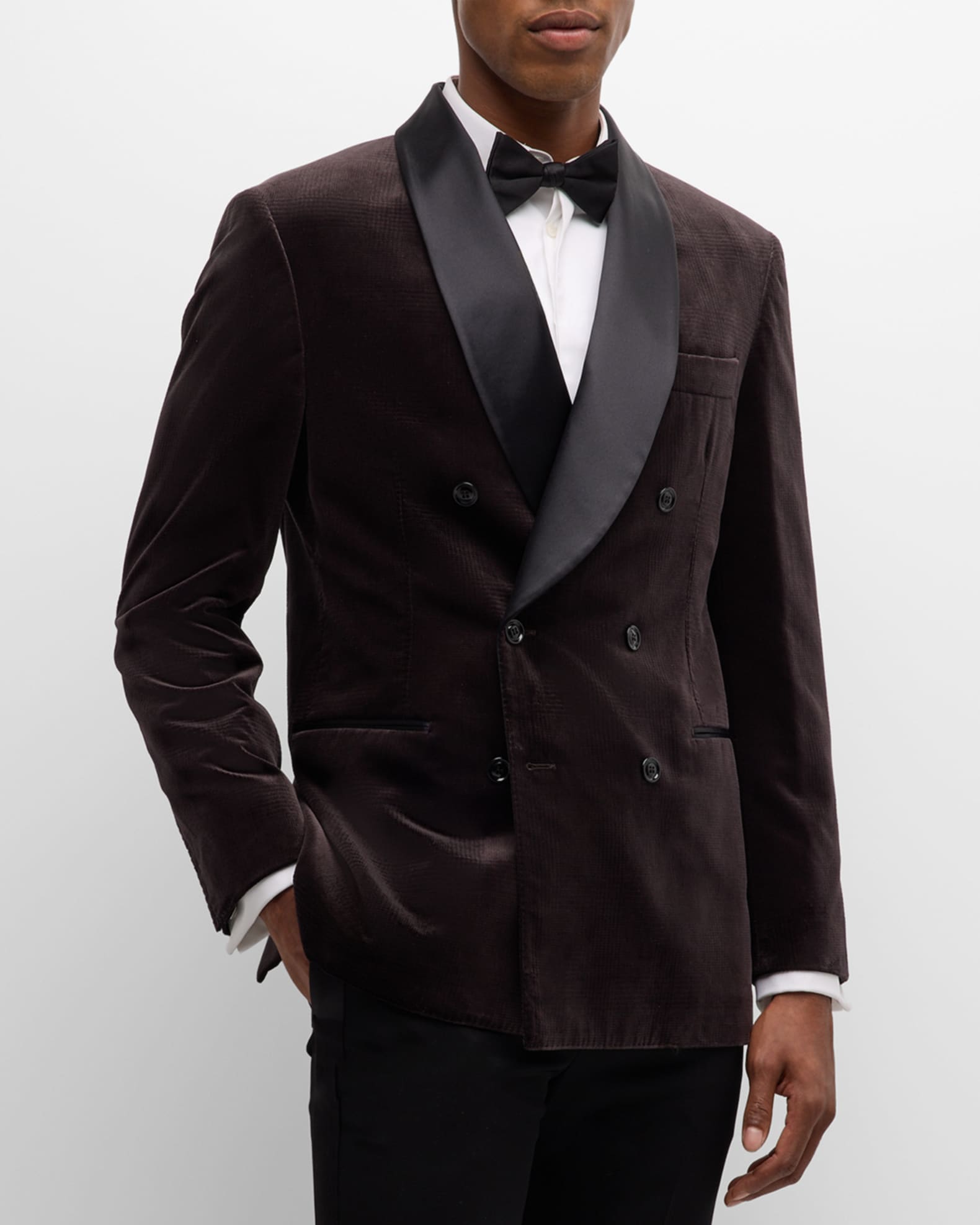 ジャケット Brunello Cucinelli Double-Breasted Jacket Brunello Cucinelli Windowpane Double-Breasted Jacket