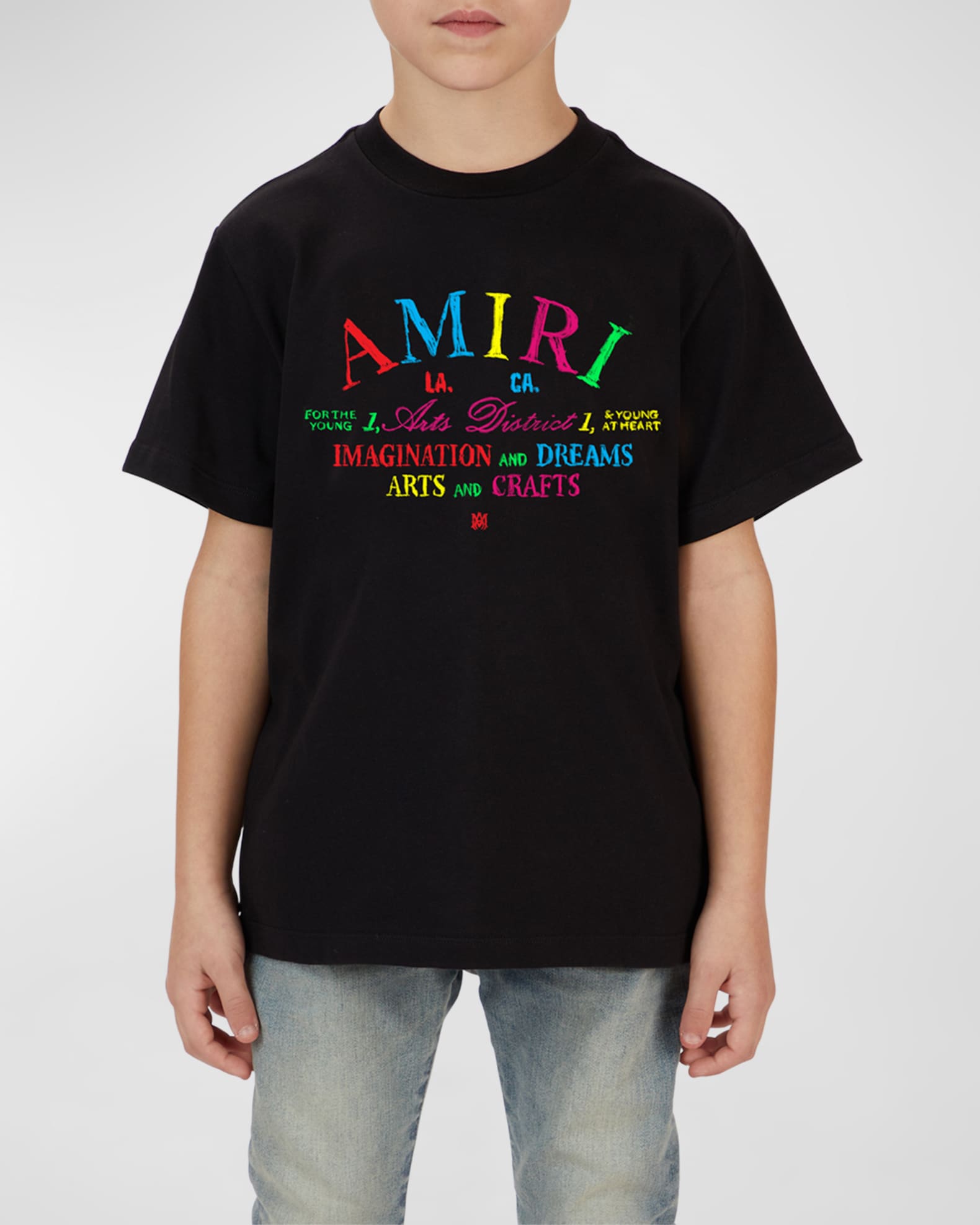 Amiri jeans t shirt hotsell