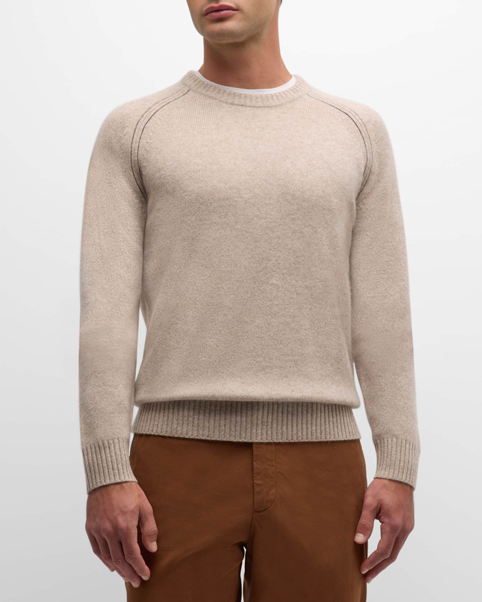 Neiman Marcus Men s Knitted Cashmere Sweater Men s XL Sweaters Cashmere Sweaters