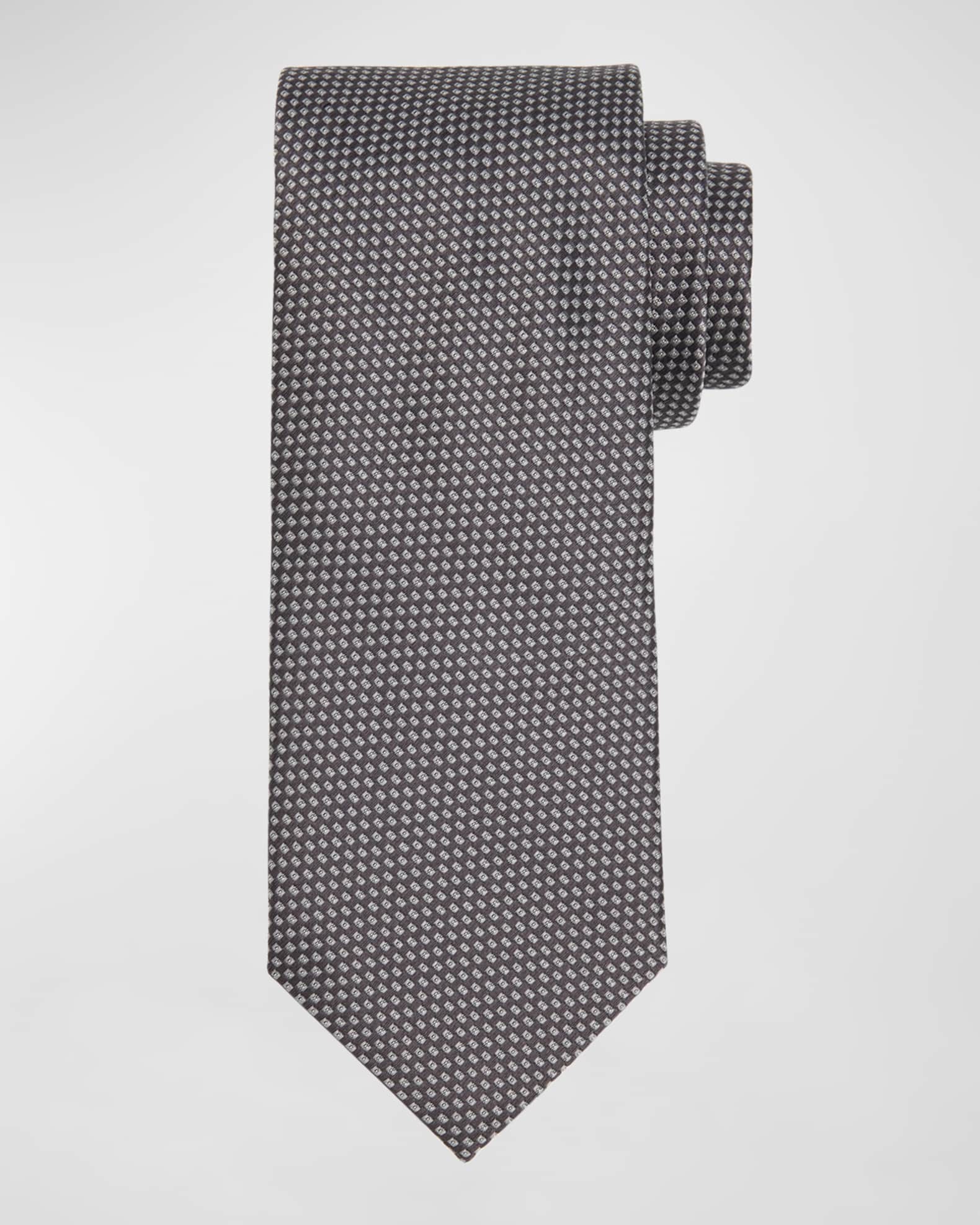 Canali Men's Micro-Jacquard Silk Tie