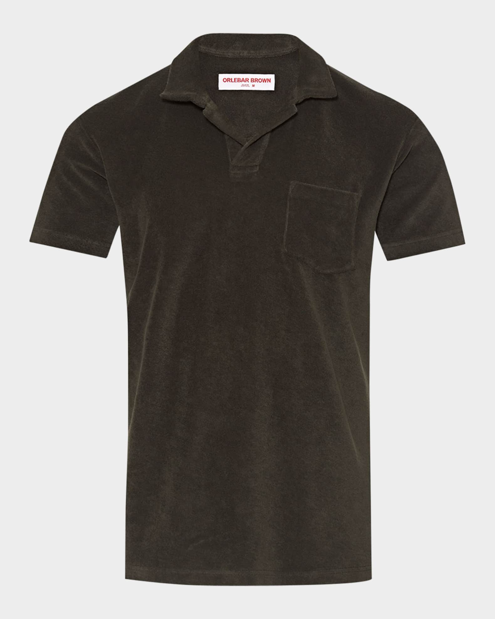 ORLEBAR BROWN ポロ Orlebar Brown | Men's Tailored Fit Linen Polo Shirt in Springwater