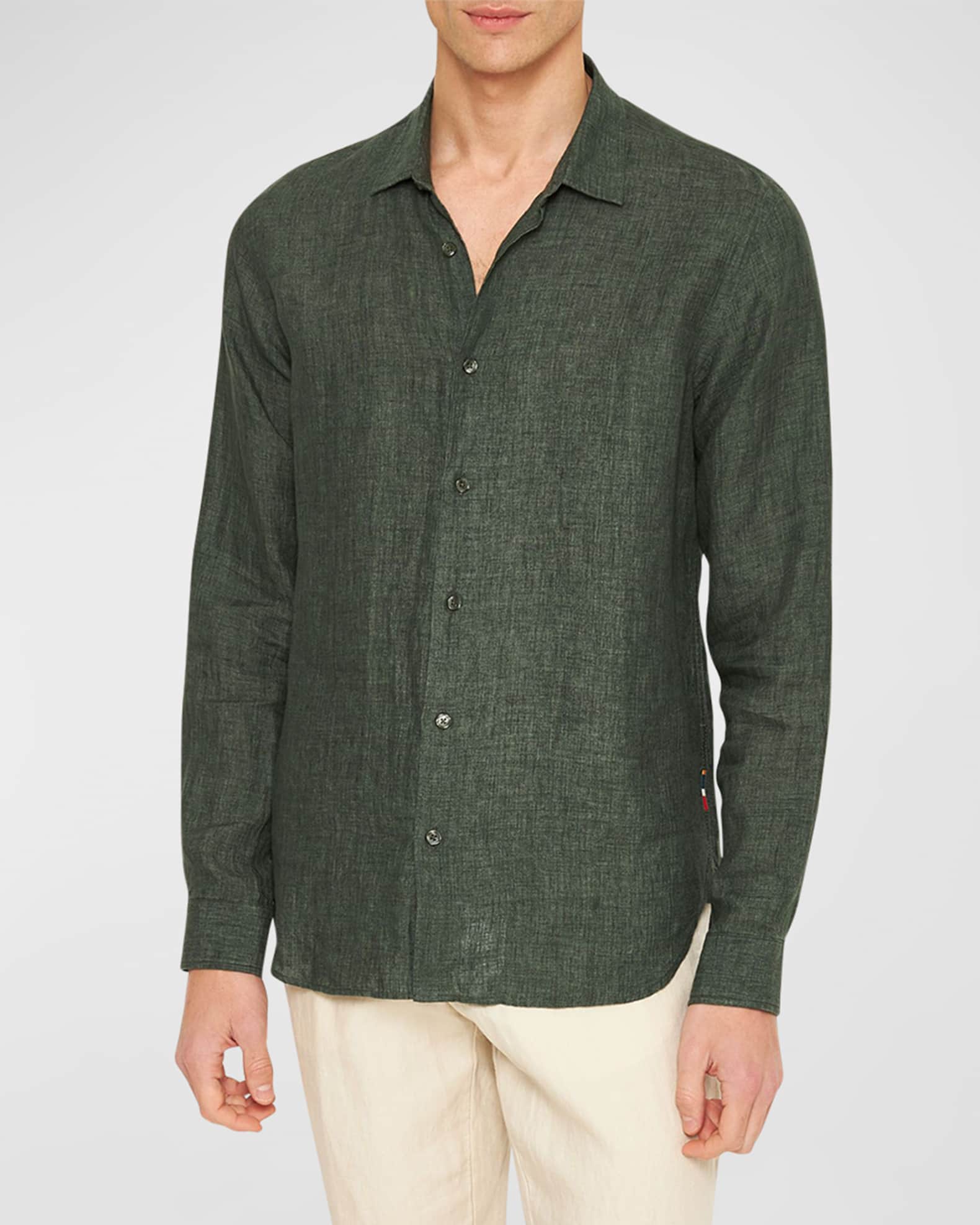 Men's Giles Linen Sport Shirt 1