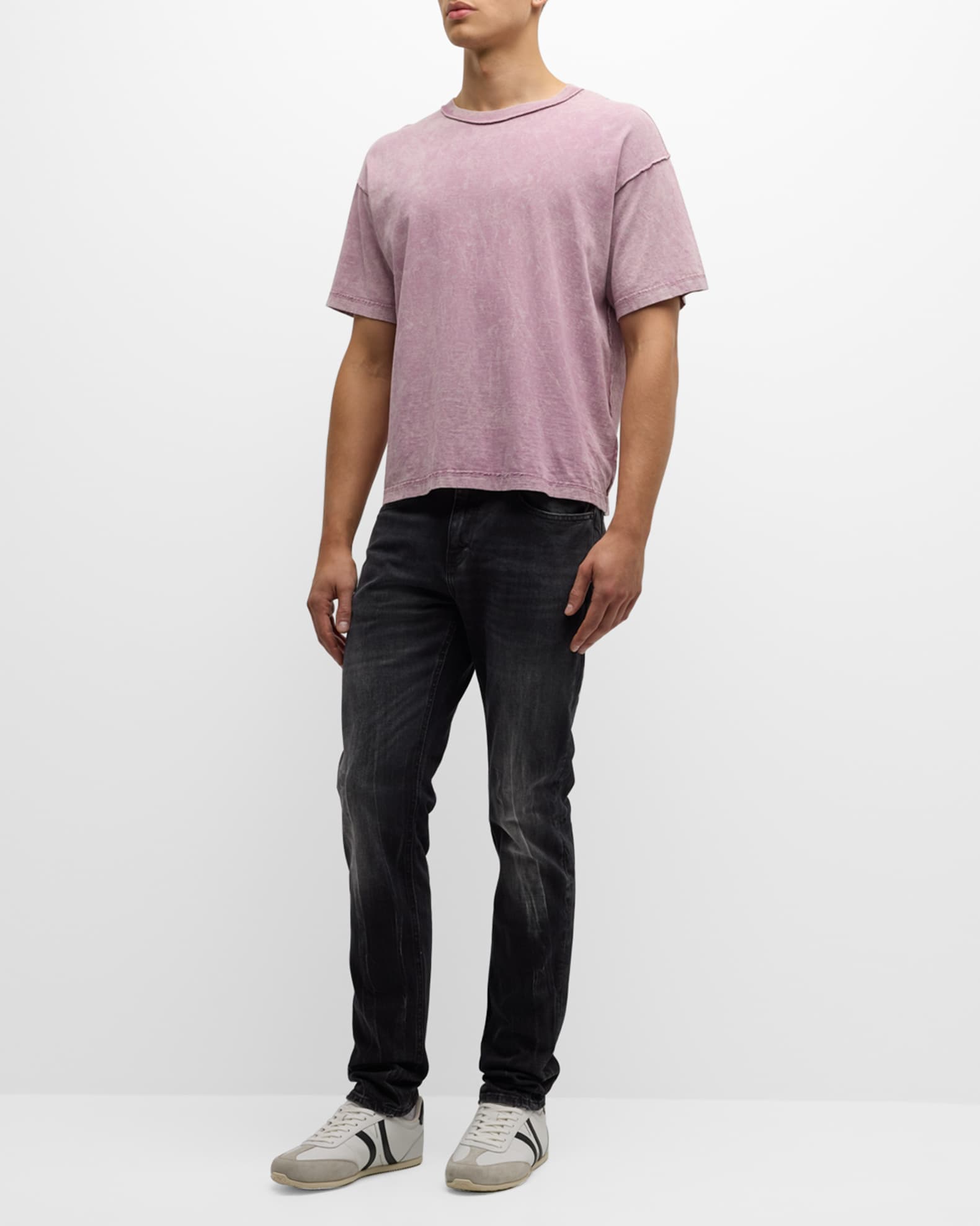 Men's Ecology Tapered Stretch Denim Jeans 1