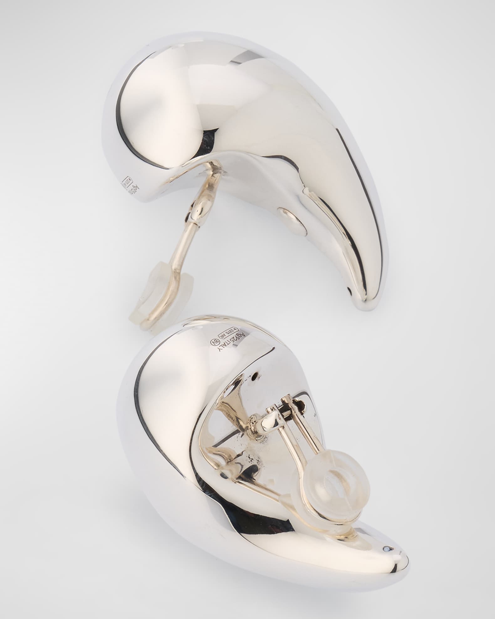 VIP【送料関税込】BOTTEGA VENETA DROP CLIP EARRINGS Bottega Veneta Silver Drop Earrings | Neiman Marcus