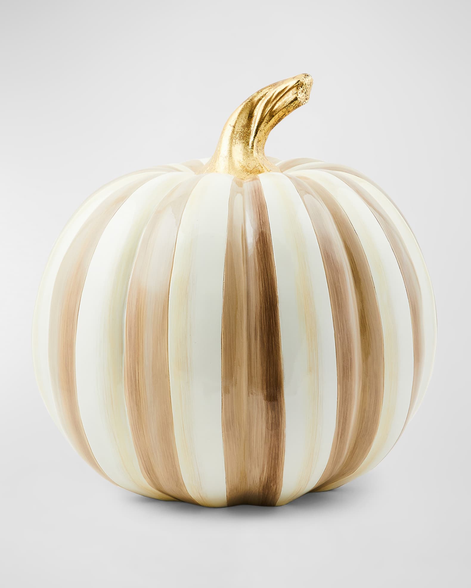  Mocha Stripe Medium Pumpkin, 13.6" 0