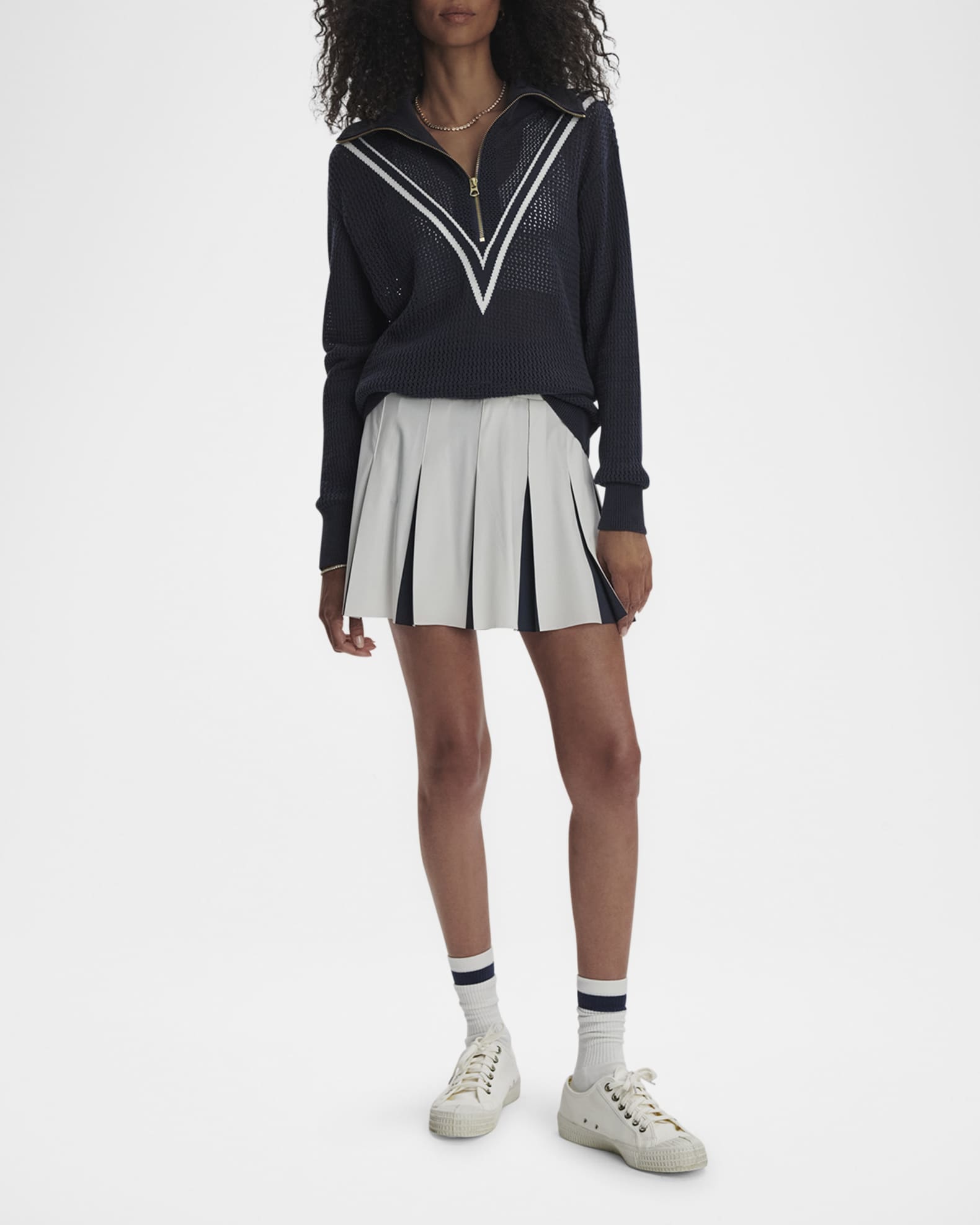 Savannah Open-Knit Pullover  1