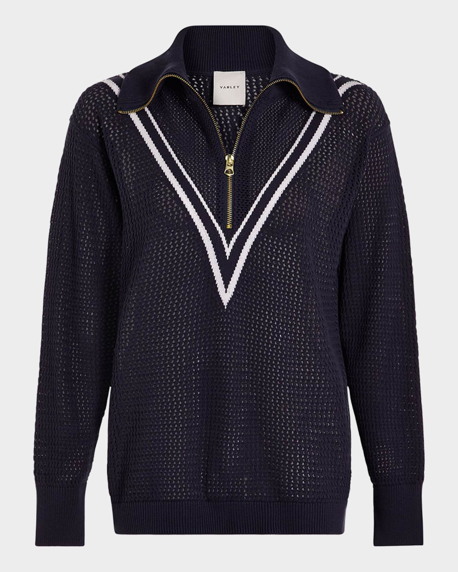 Savannah Open-Knit Pullover  0