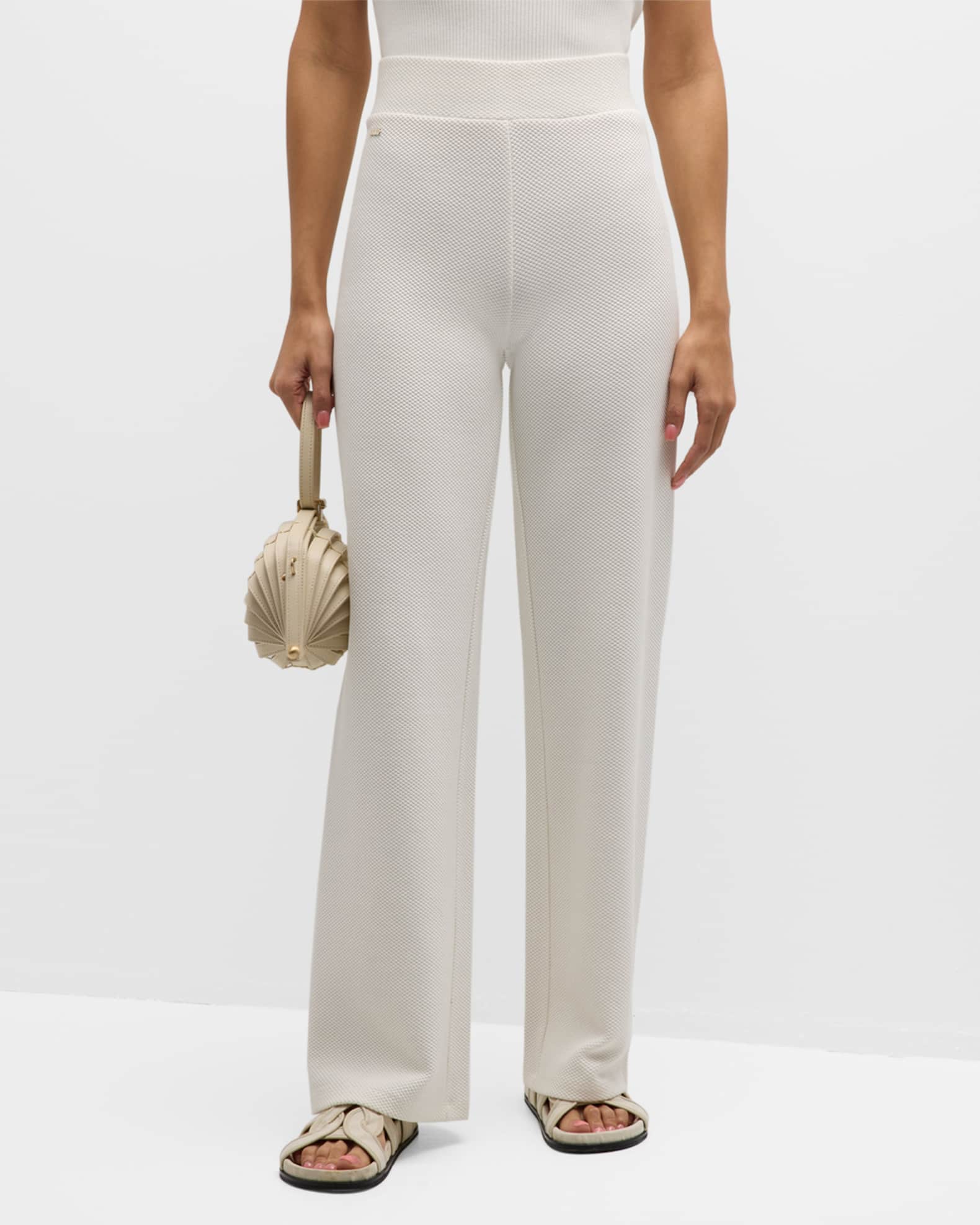 Moon Knit Flare Pants 1
