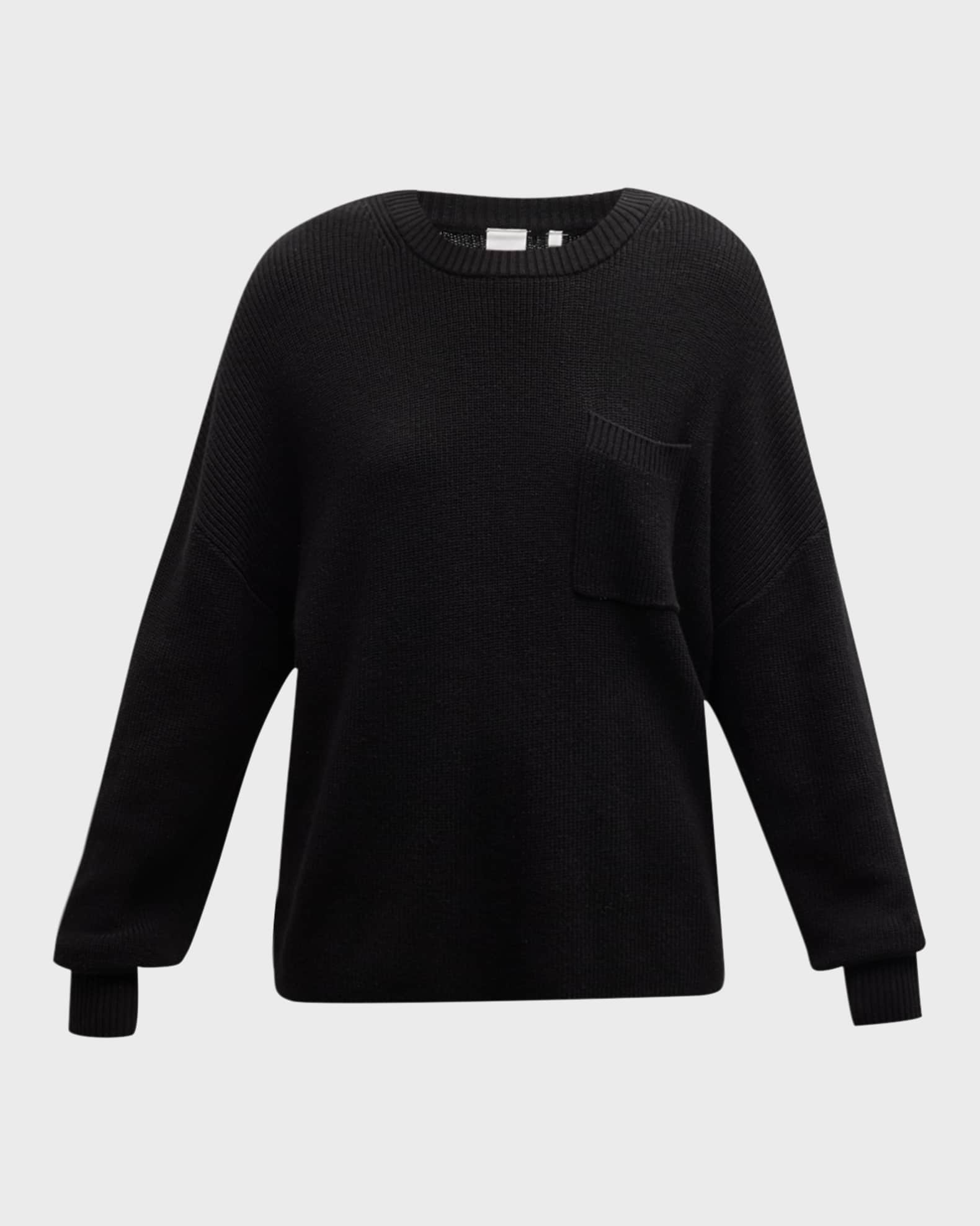 Sara Knit Crewneck Pocket Sweater 0