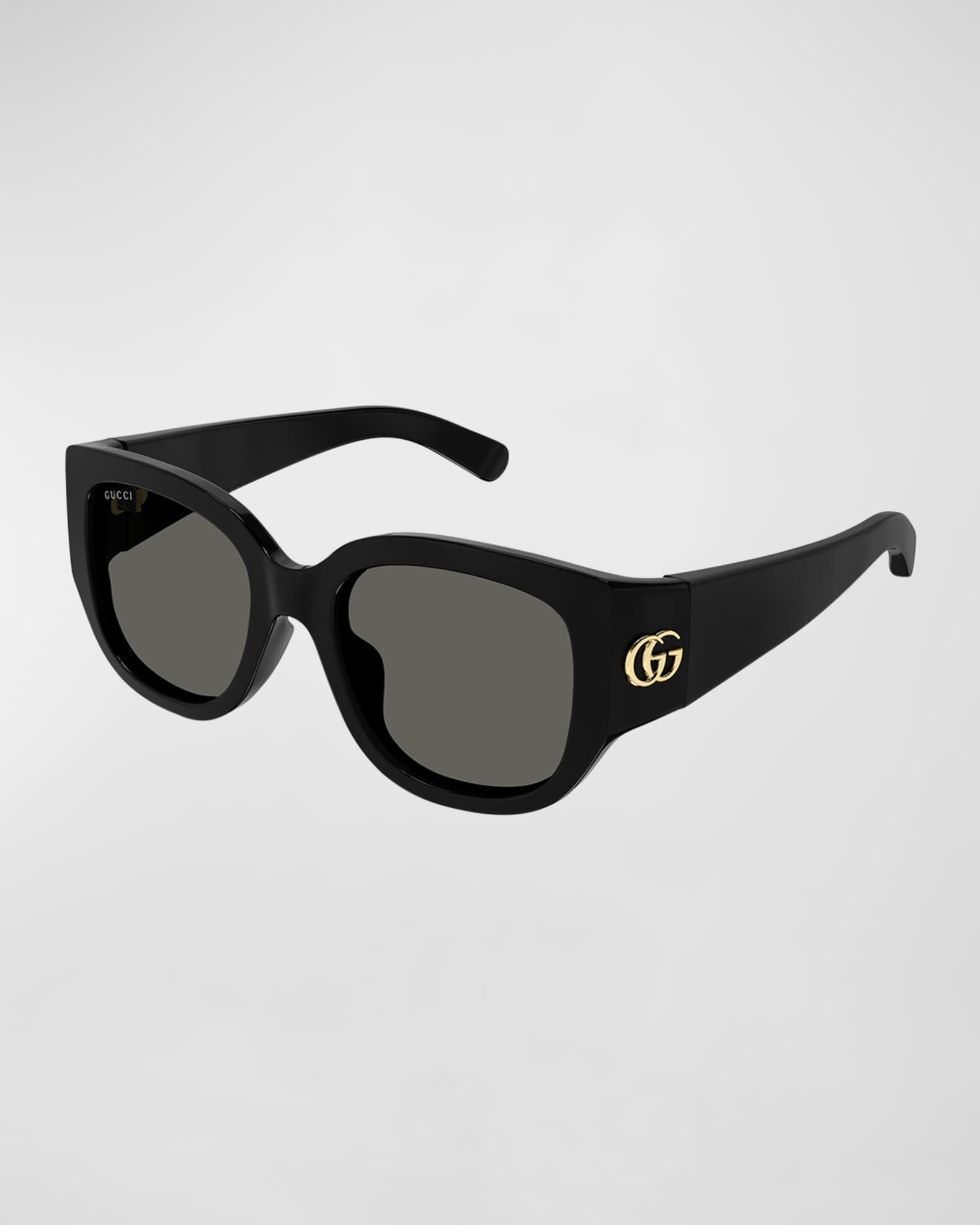 GG Logo Plastic Cat-Eye Sunglasses  0