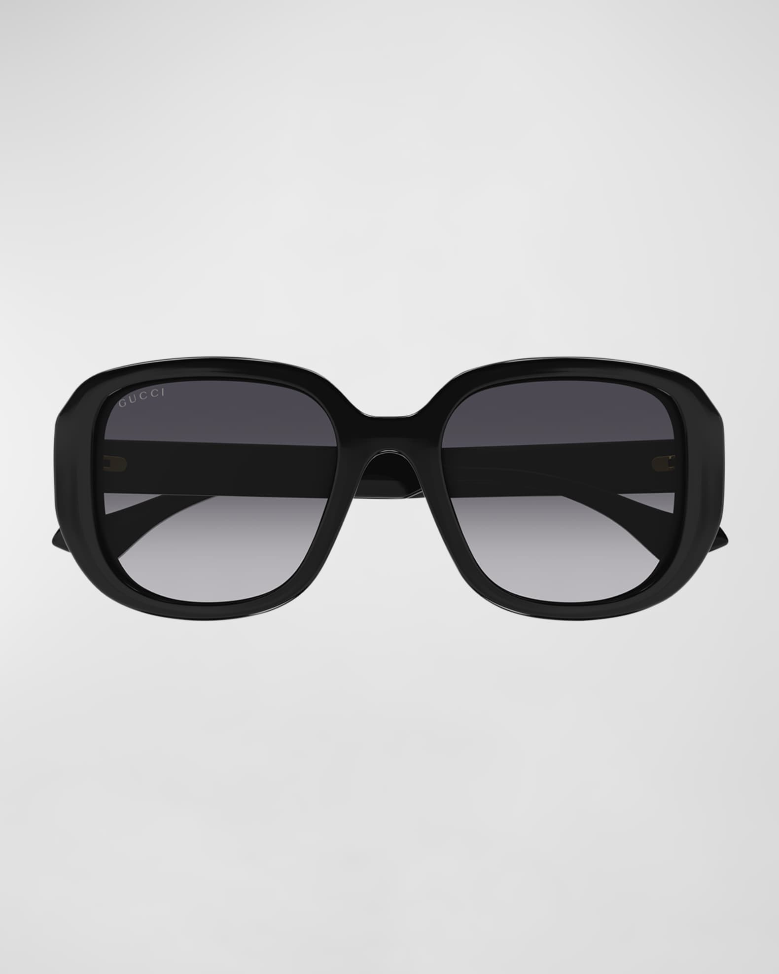 Gucci La Piscine Plastic Square Sunglasses | Neiman Marcus