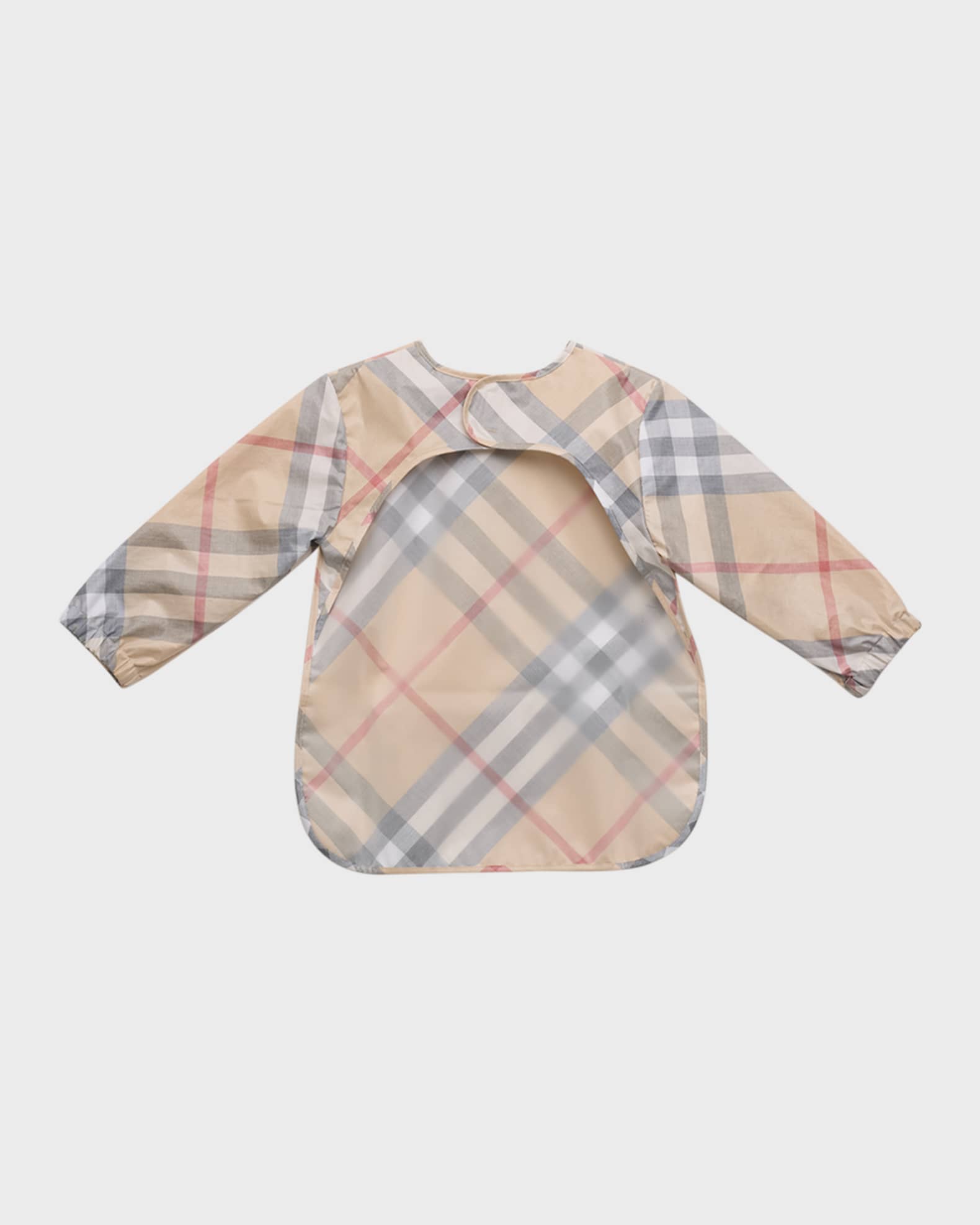 Burberry Girl s Shay Check Print Bib Size 6M 18M Neiman Marcus