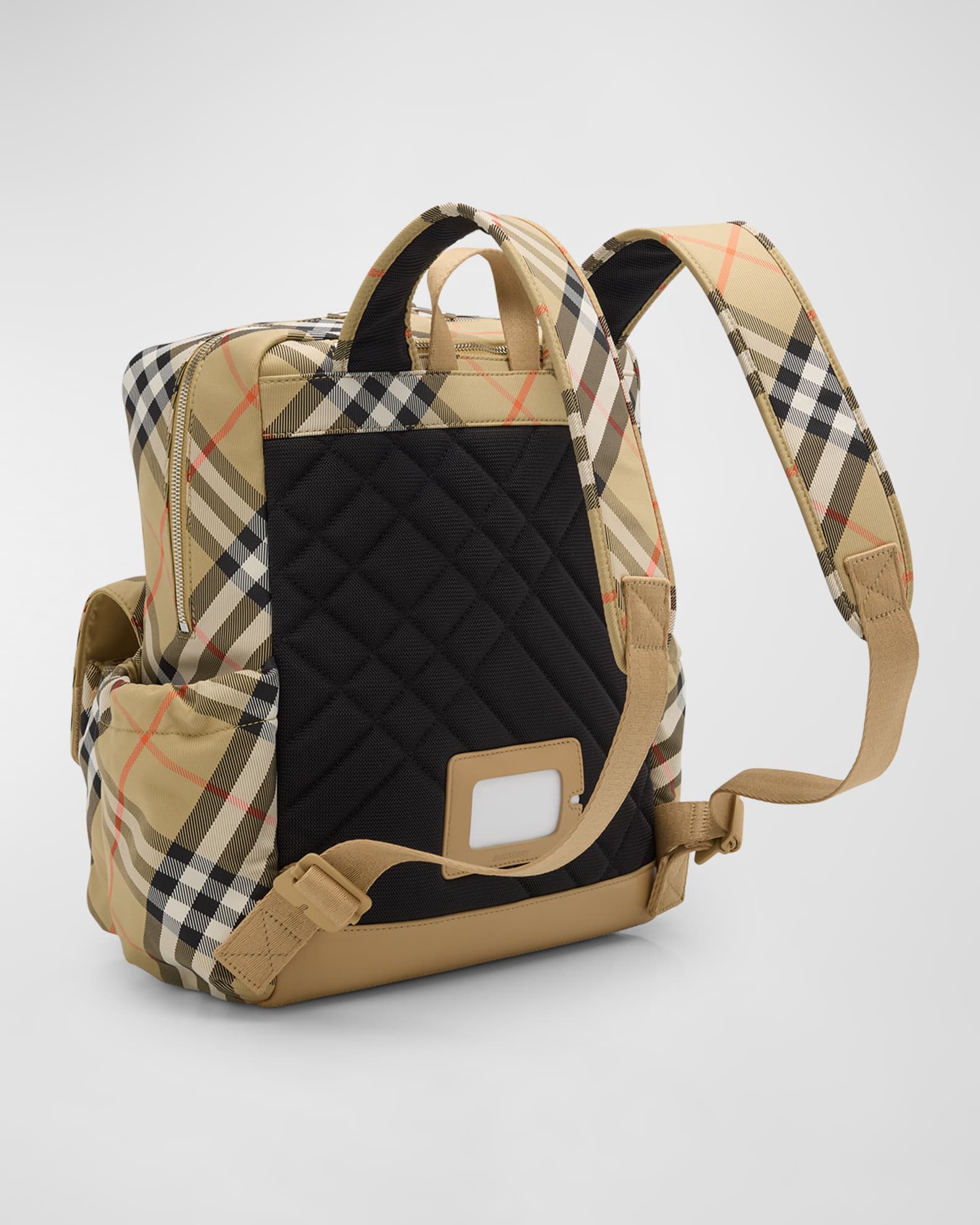 Burberry Kid's Check-Print Backpack | Neiman Marcus