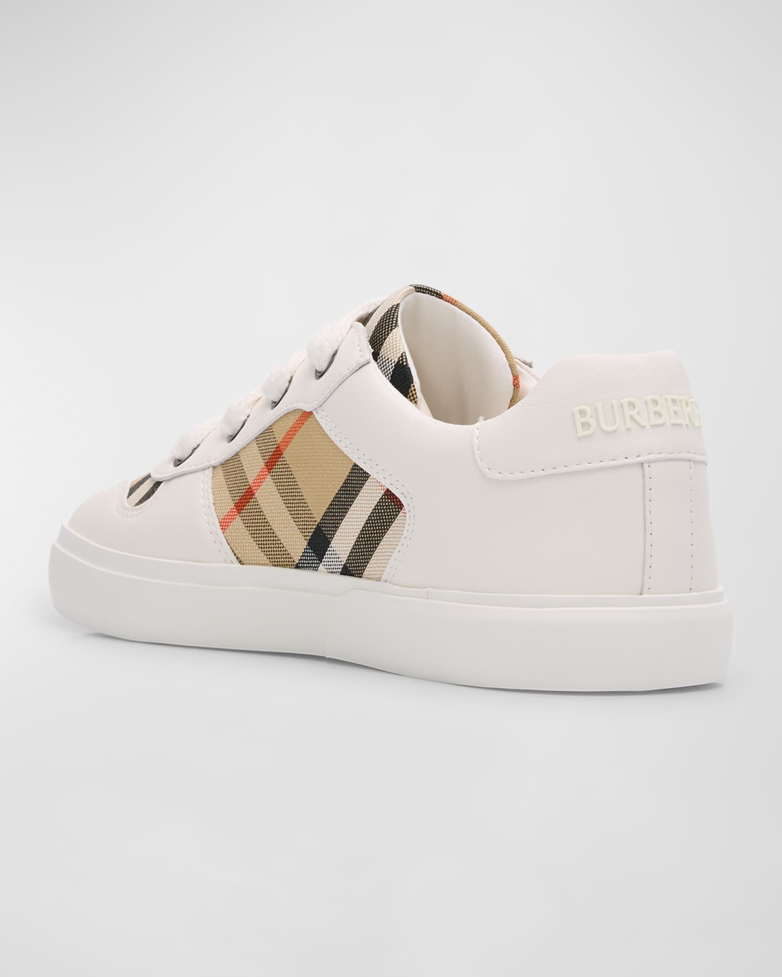 お歳暮・冬ギフト特集2024 Burberry K1 NOAH LACE UP CHECK SNEAKER | Neiman Marcus 靴