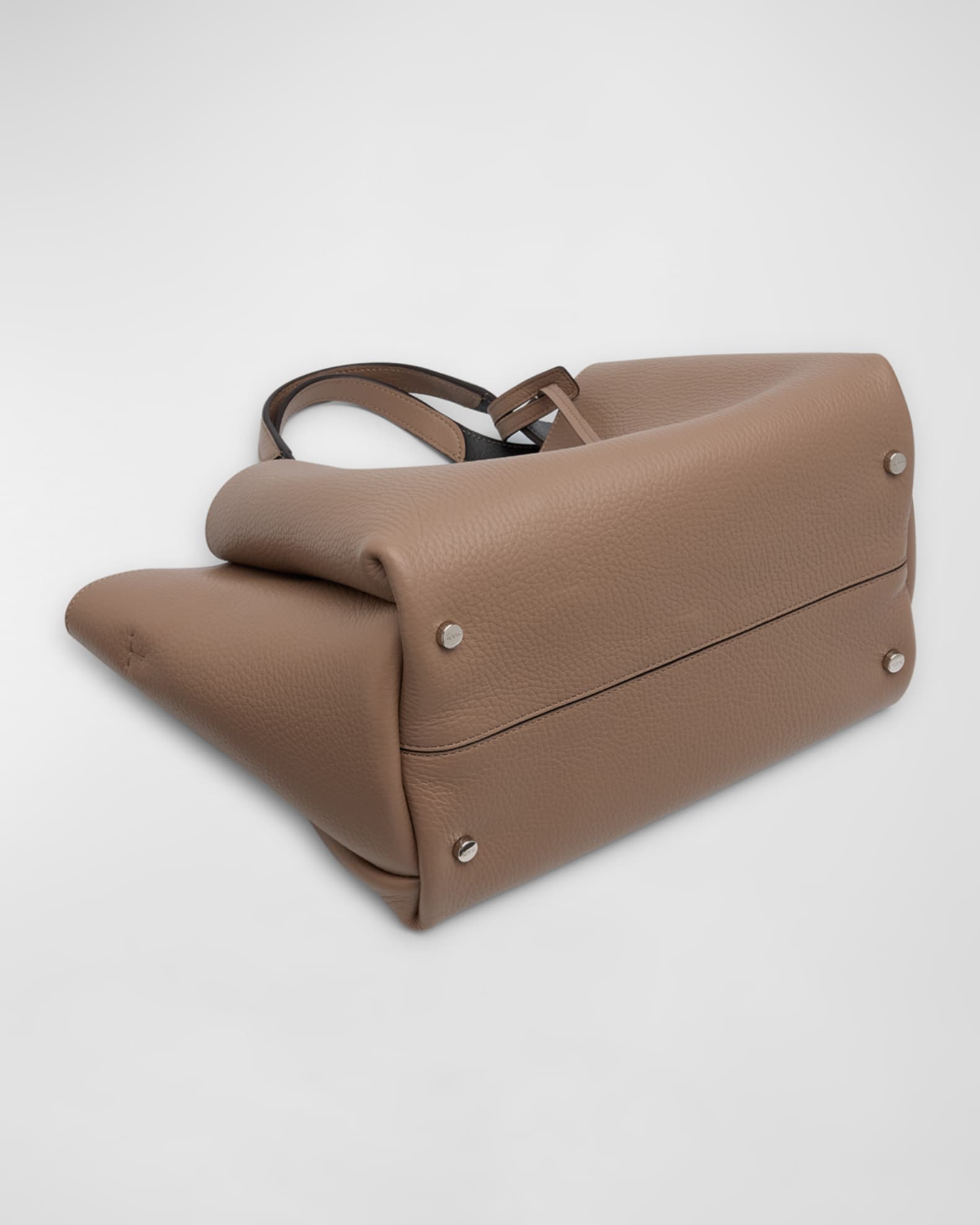 Mini Grain Leather Top-Handle Bag 1