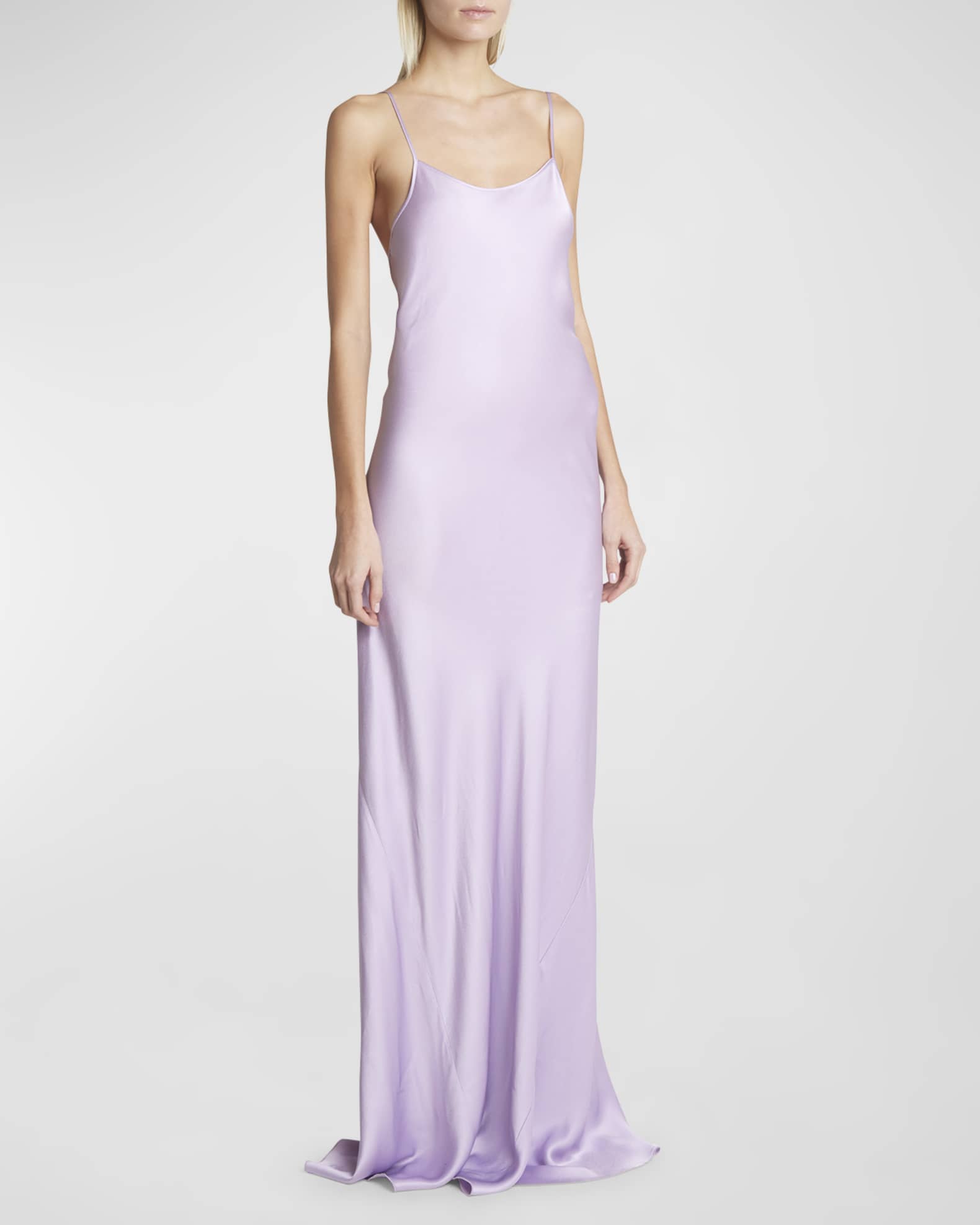 V-Neck Backless Cami Maxi Dress