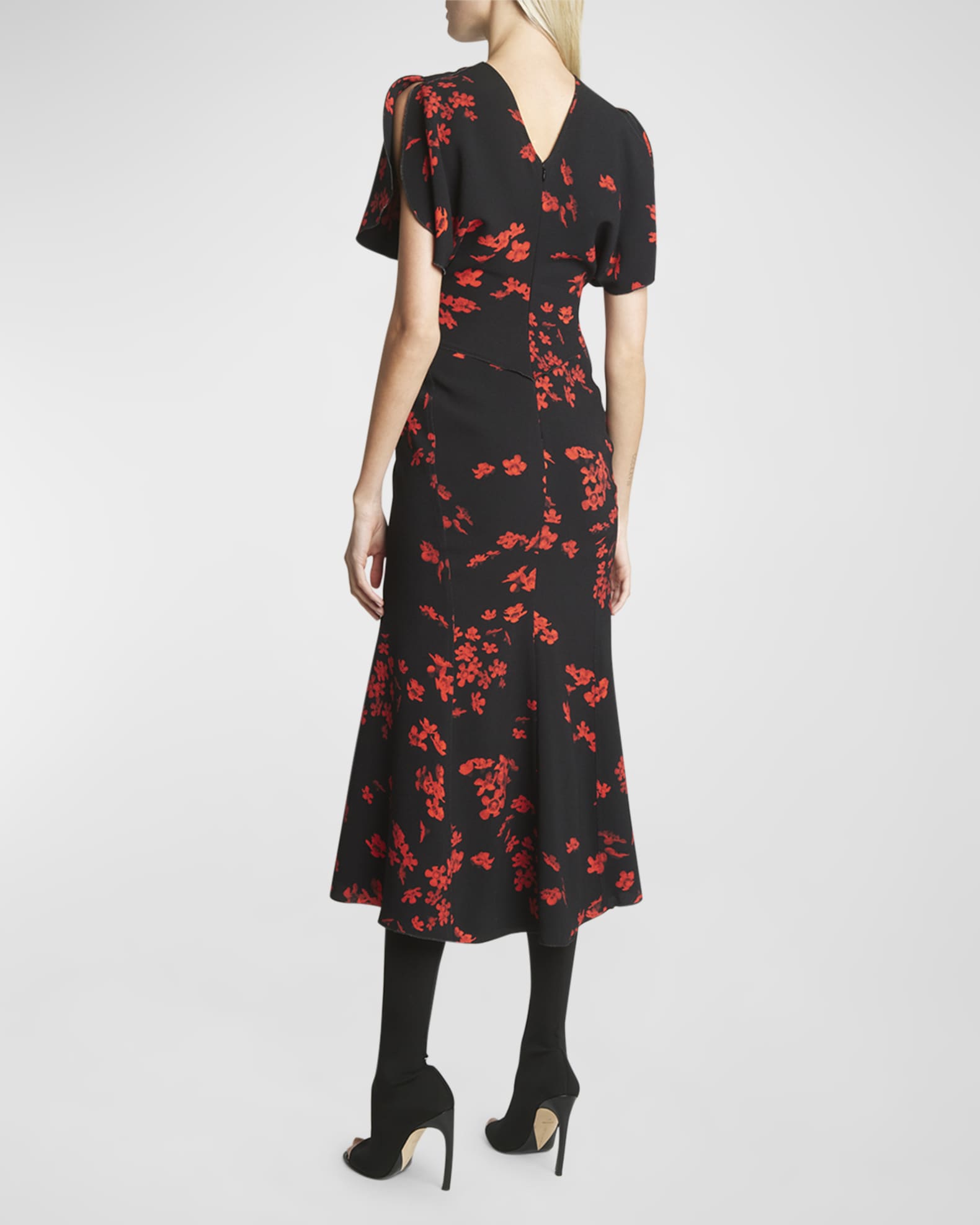 Victoria beckham midi dress discount
